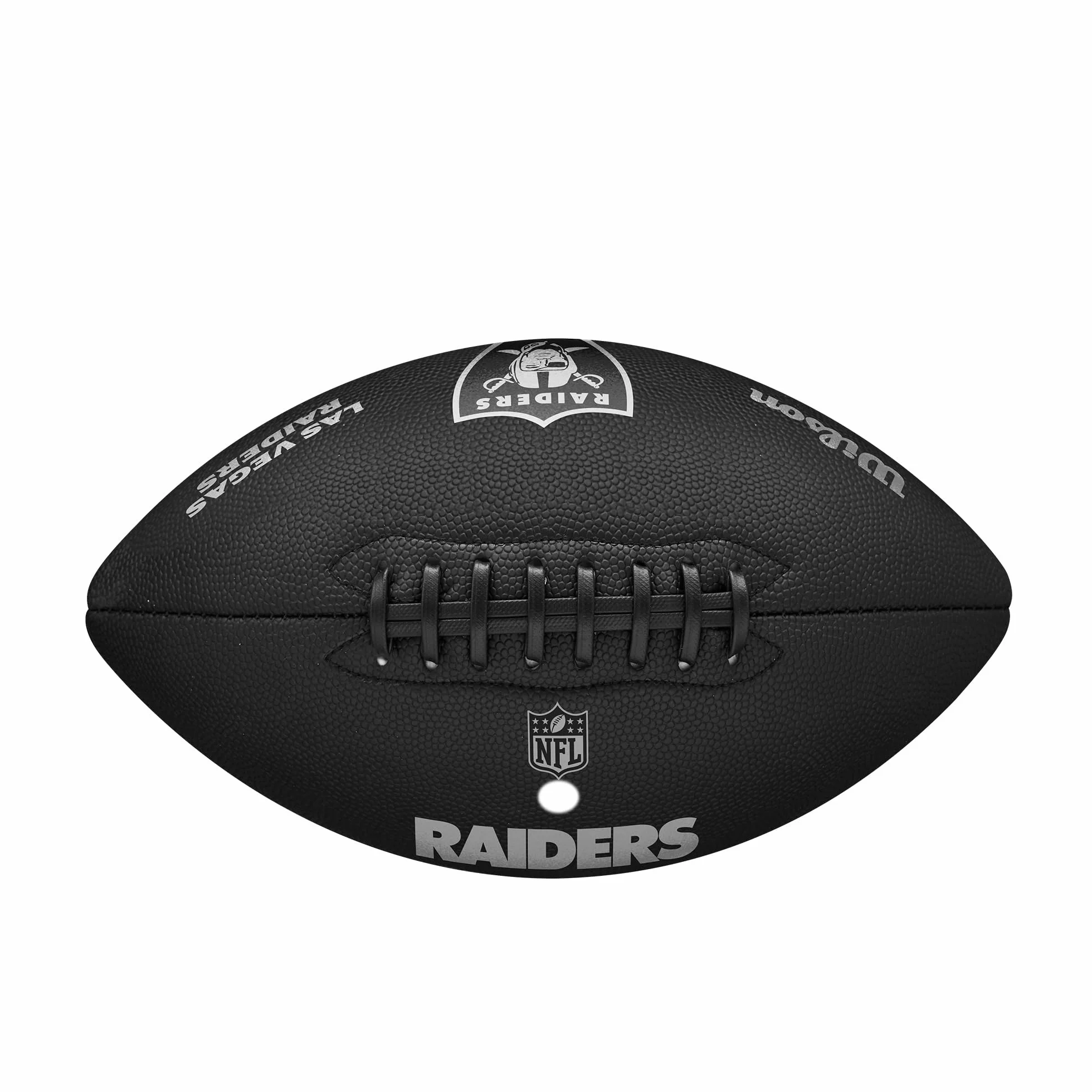 Wilson NFL Team Metallic Premiere Ballon de Football Taille Officielle Las Vegas Raiders