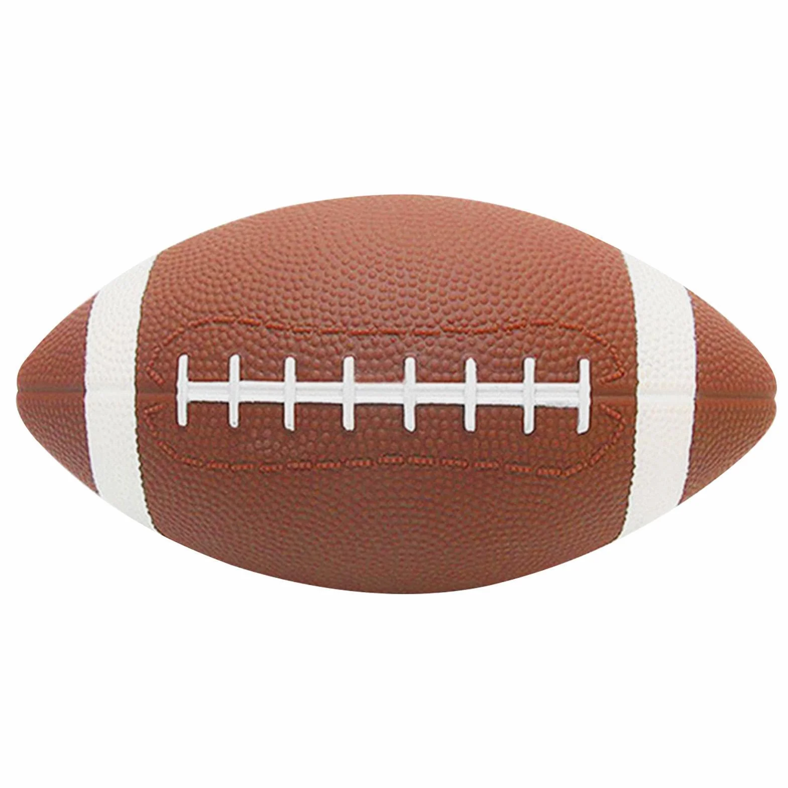 Ballon de football américain vintage en cuir synthétique antidérapant pour entraînement