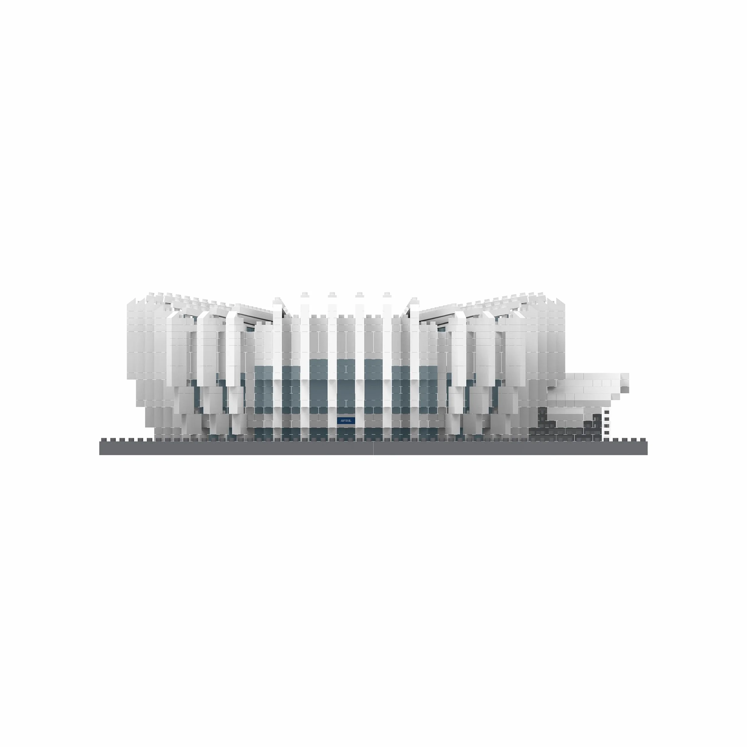 Paris Saint-Germain FC Parc des Princes BRXLZ Stade 3D Briques Modèle