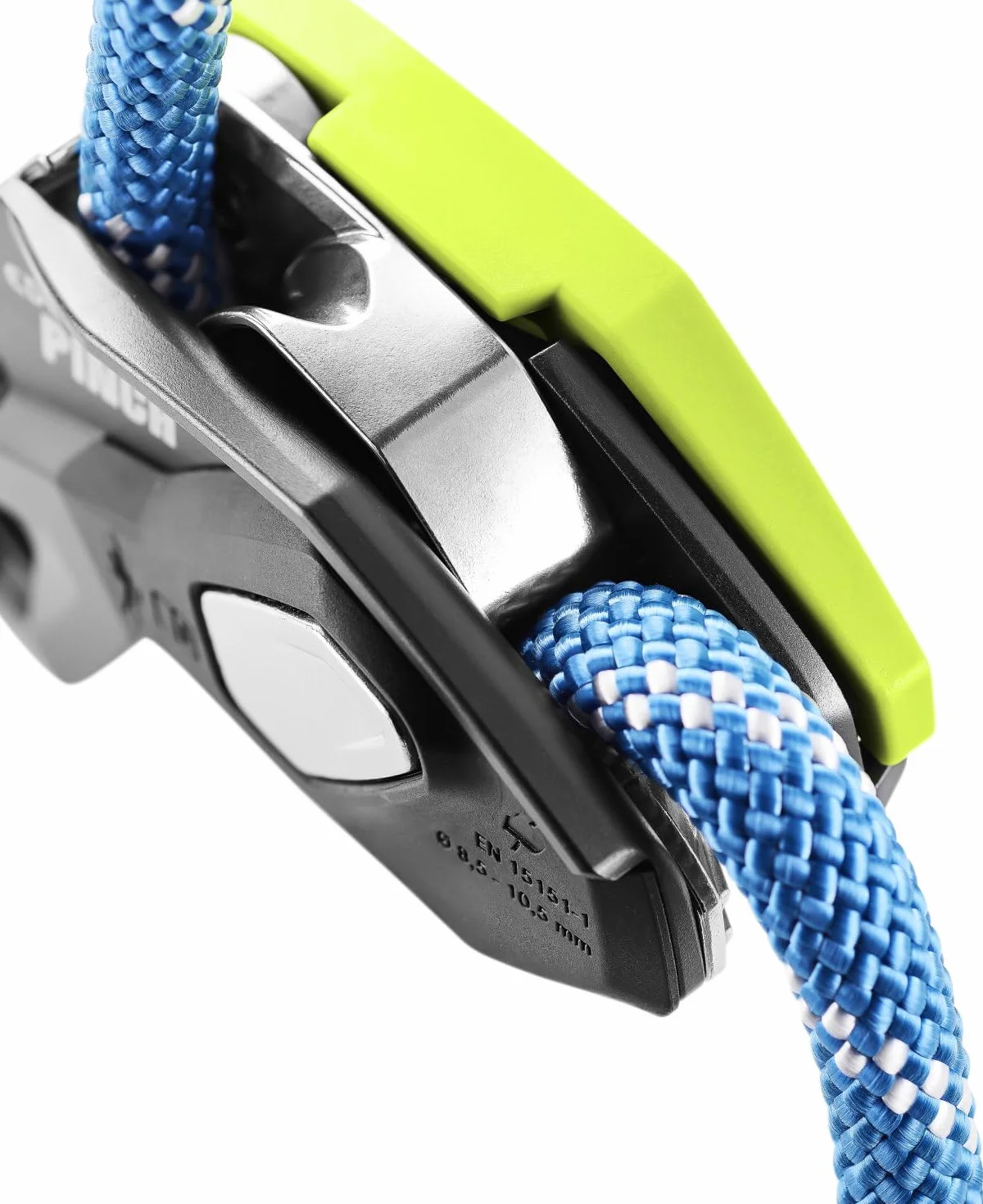 EDELRID Dispositif de sécurité Pinch avec freinage anti-panique et fixation directe