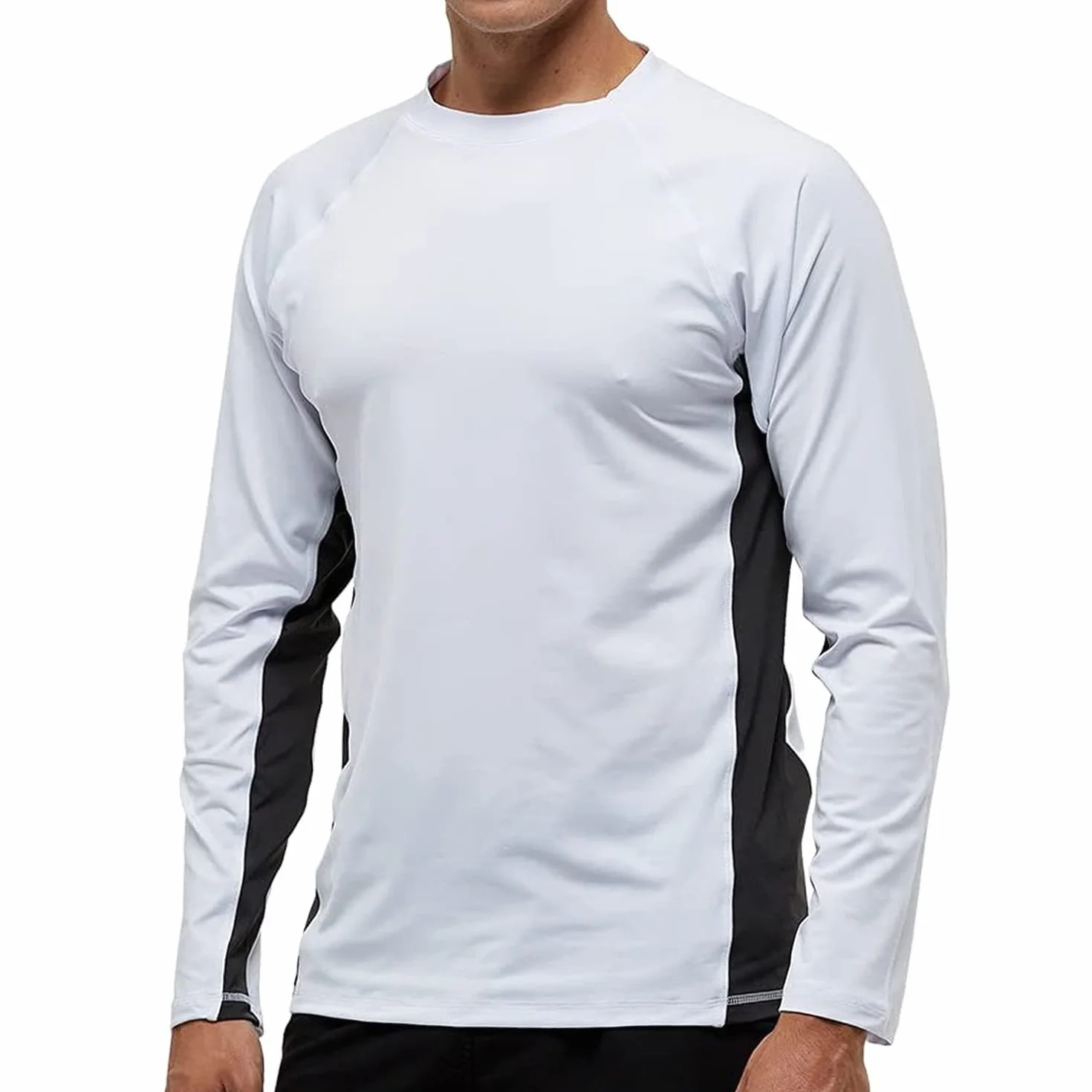Arcweg Rashguard Homme Manches Longues Anti-UV UPF 50+ T-Shirt Surf Natation Plongée