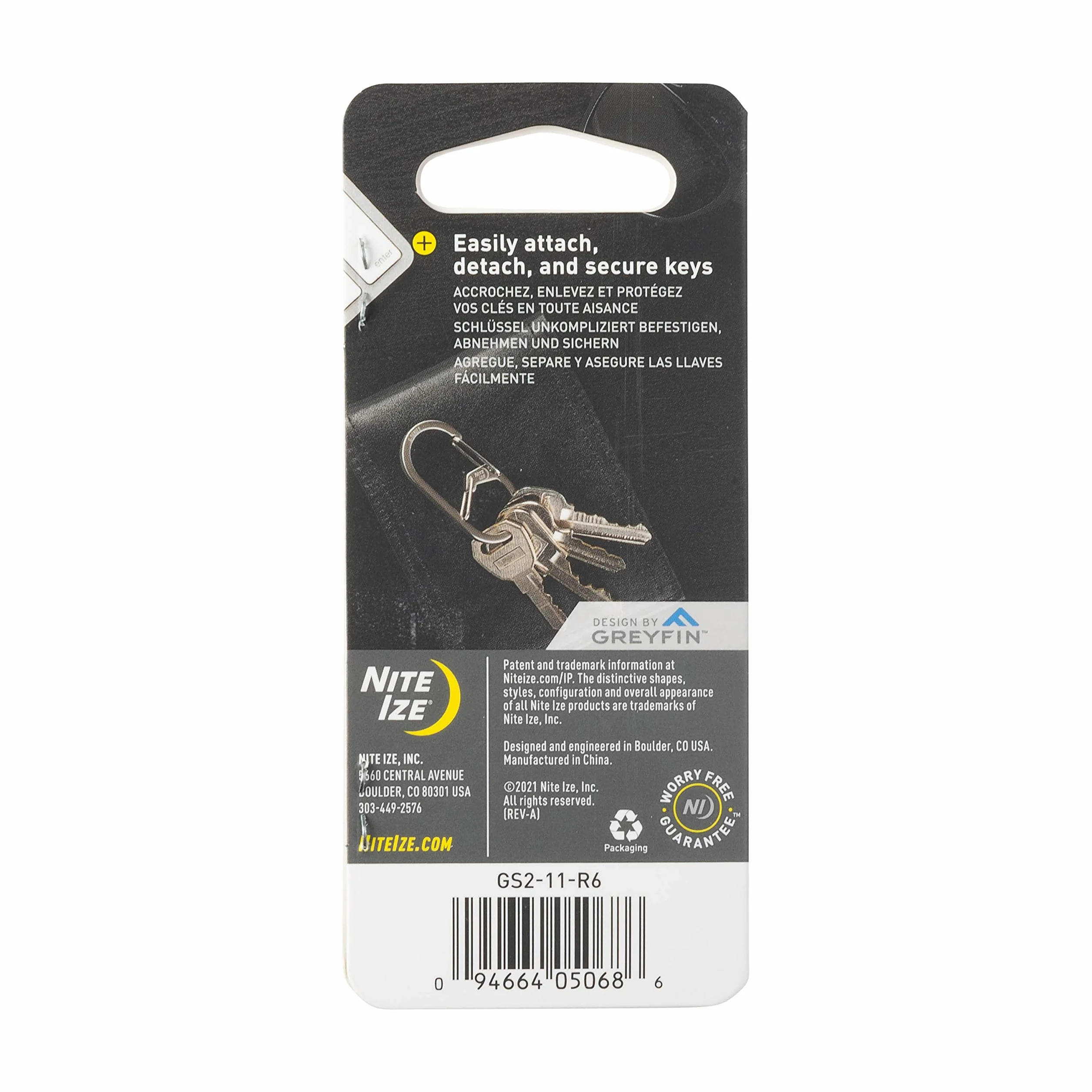 Nite IZE Mousqueton G-Series Dual Chamber