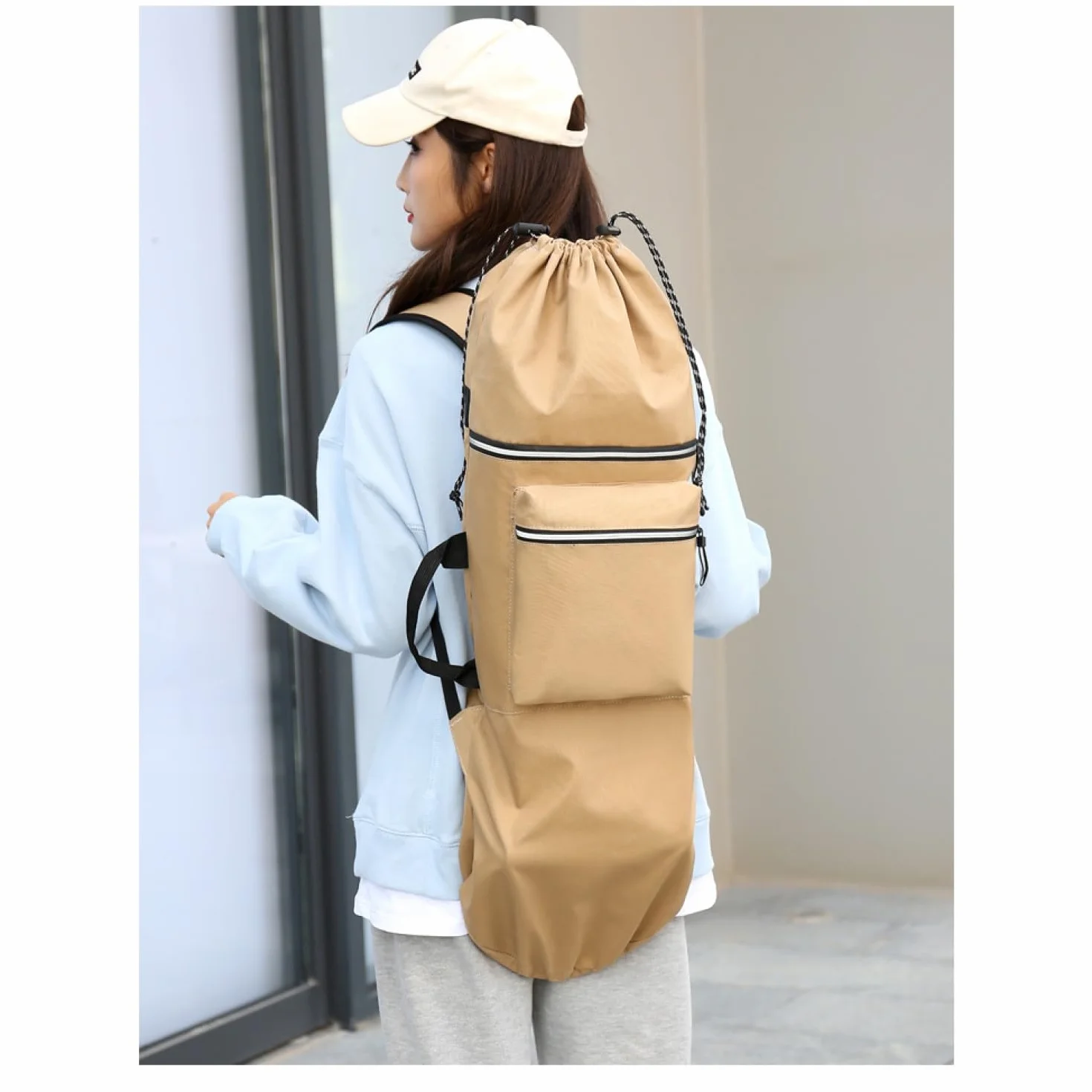 Sac de skateboard étanche pour longboard, sac de transport portable