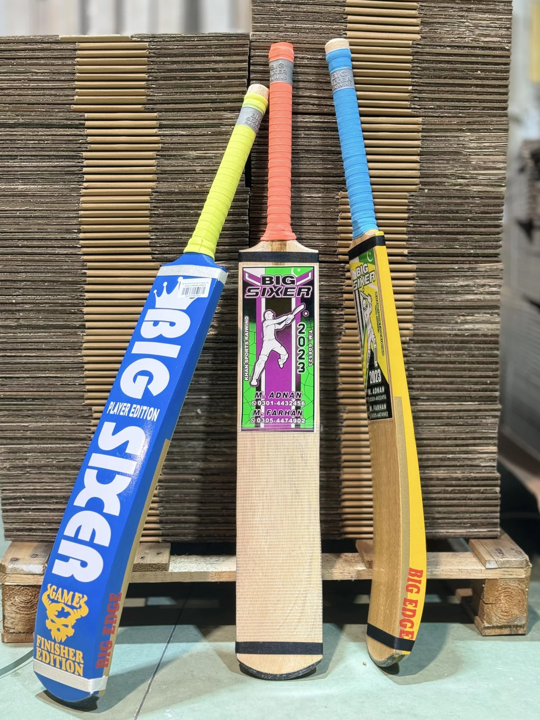 Sirilankan Coconut Wood Tape Ball Cricket Bat Big Sixer