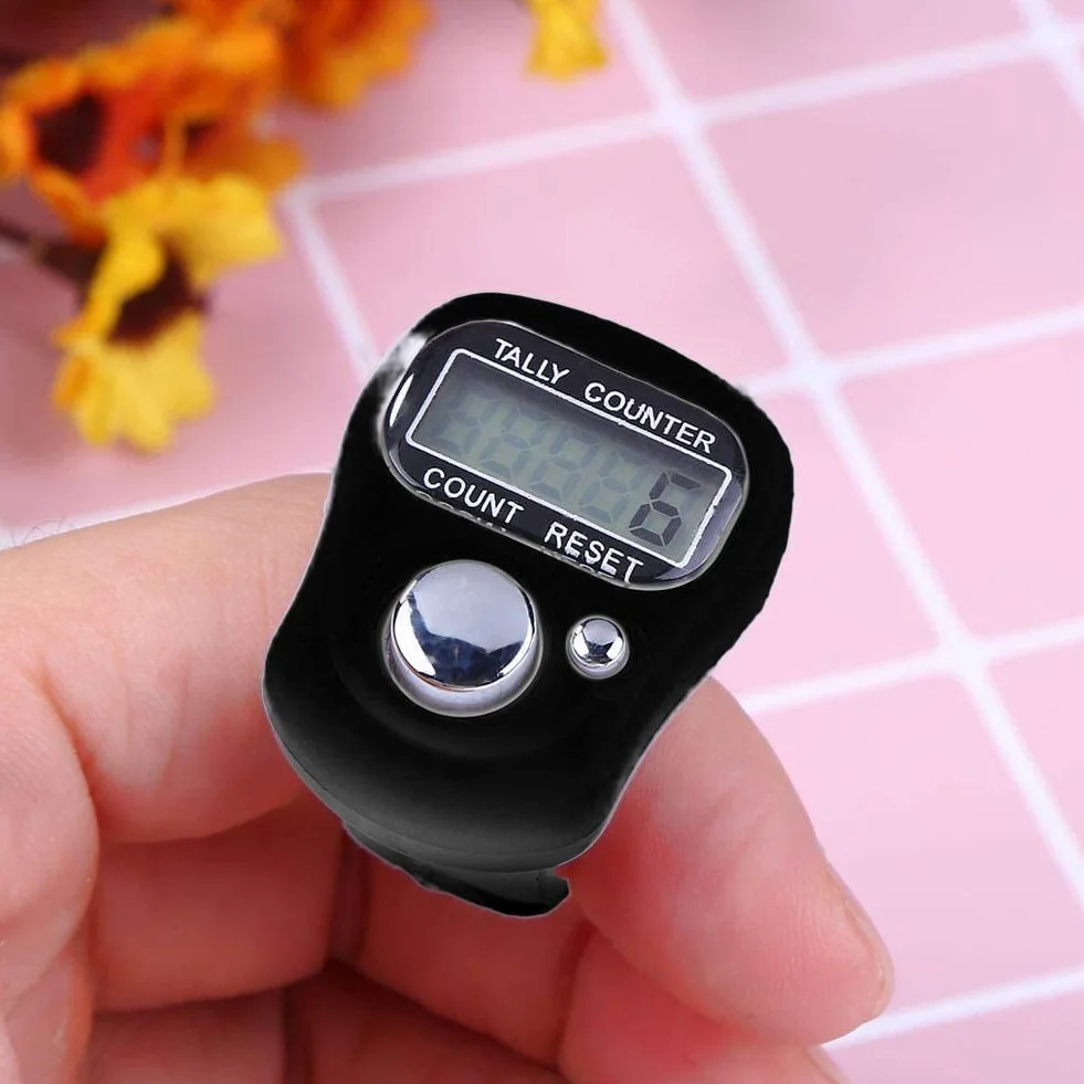 Compteur Numérique Électronique LED 5 Chiffres, Compteur Manuel Clicker
