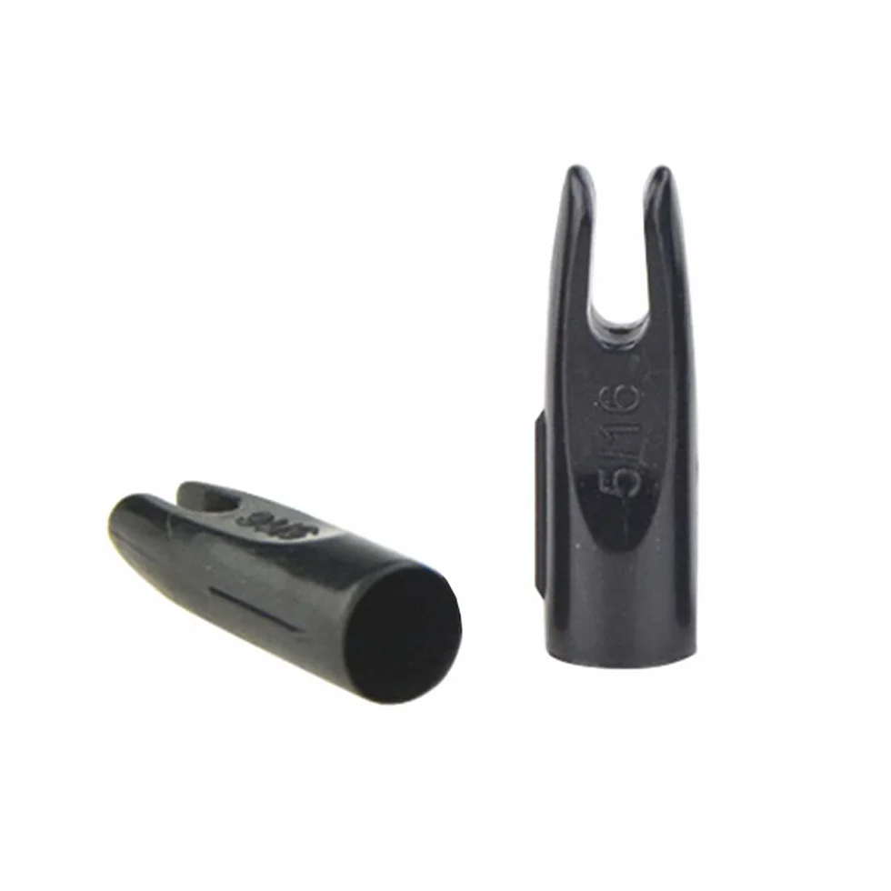 50Pcs Tir à l'arc Flèche Encoches Plastique 5/16" Chasse Plastinock Accessoires d'extrémité