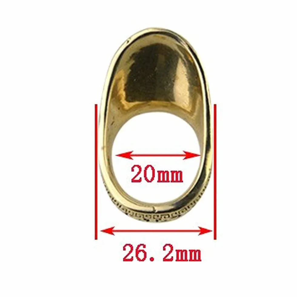 Anneau de Pouce de Tir à l'Arc en Laiton 20mm Protection des Doigts Archer