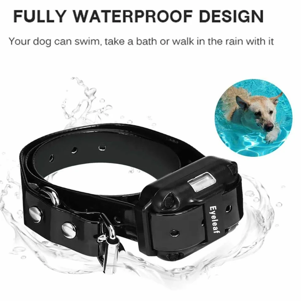 Collier de Dressage pour Chien avec Bip Vibration Choc, étanche Rechargeable, télécommande 800 mètres