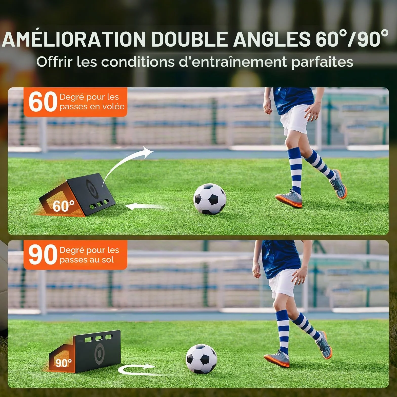 VEVOR Planche de Rebond de Football
