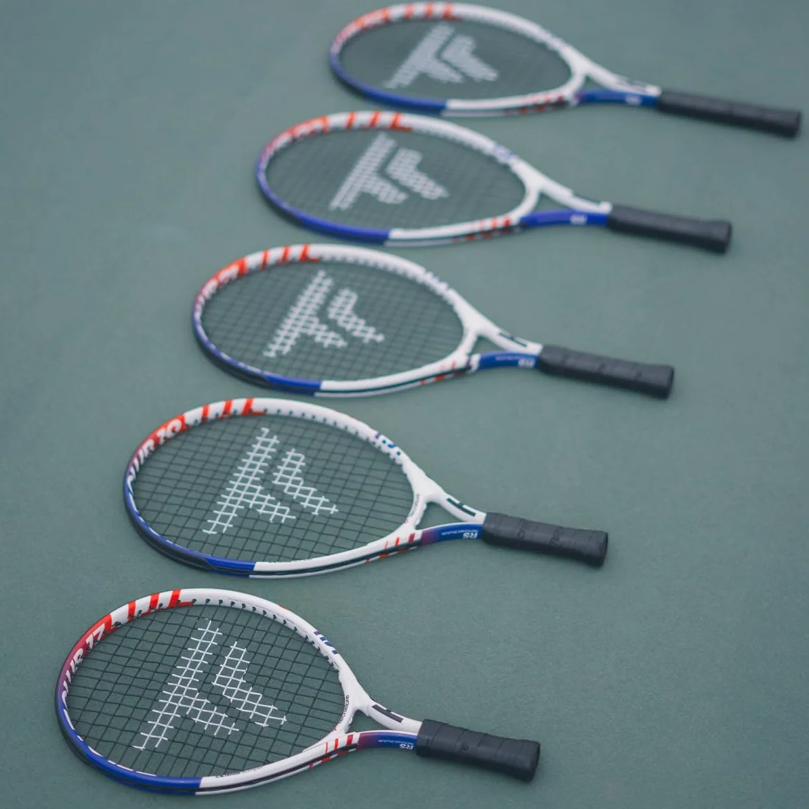 TECNIFIBRE Raquette Tennis Junior T-Fight Club 21 Blanc Bleu Rouge