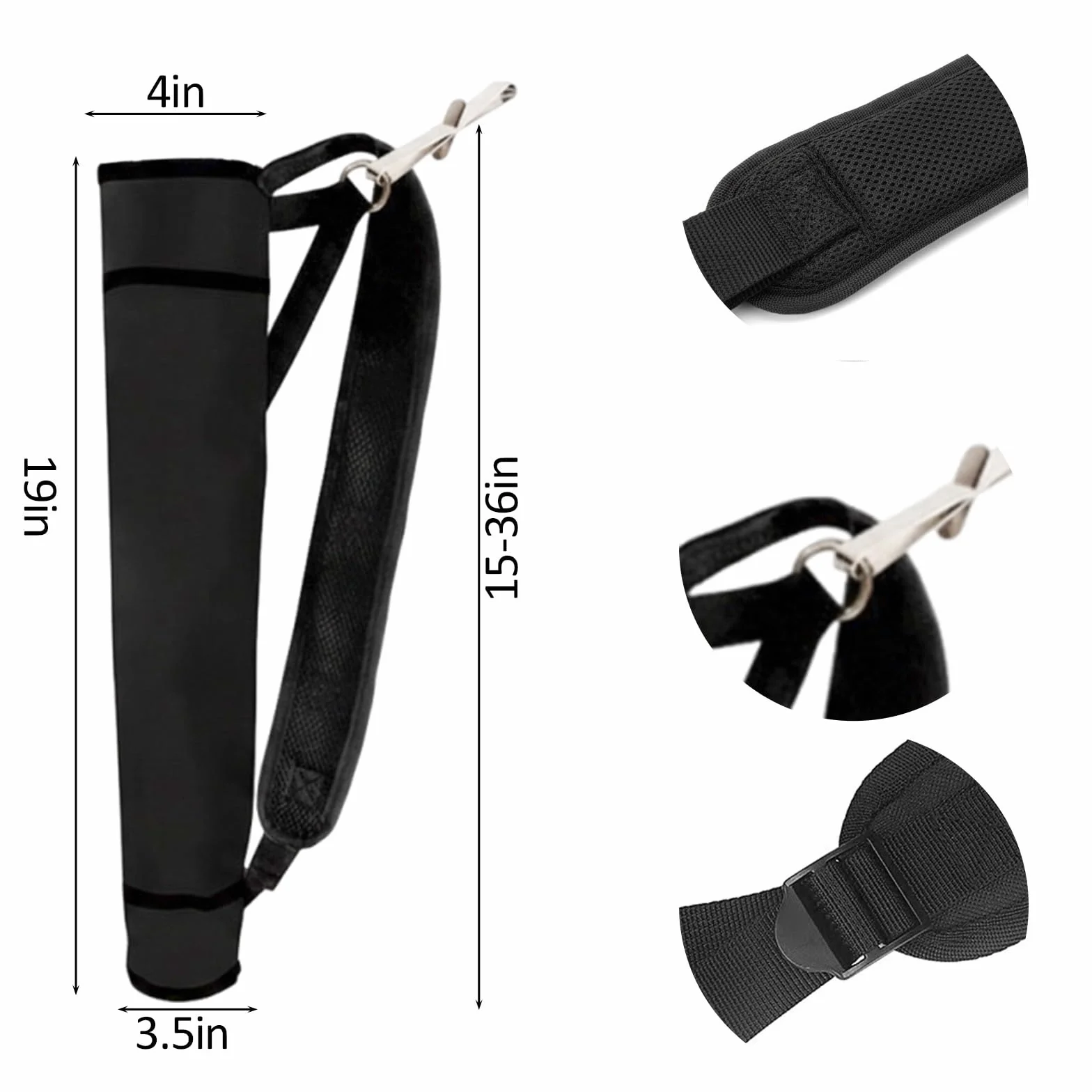 Carquois de tir à l'arc Quiver réglable sac à dos hanche pour arc compound recourbé chasse