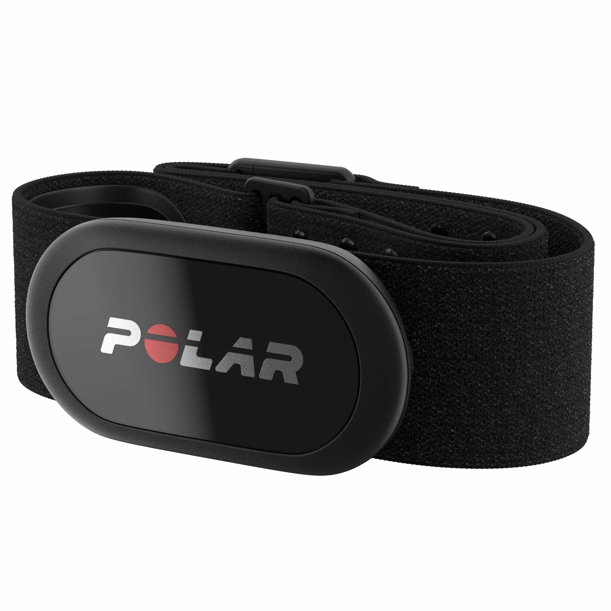 Polar H10 Capteur de Fréquence Cardiaque Noir Ant+ Bluetooth ECG VFC Étanche Bracelet Lavable Pile Remplaçable M-XXL 75-115cm
