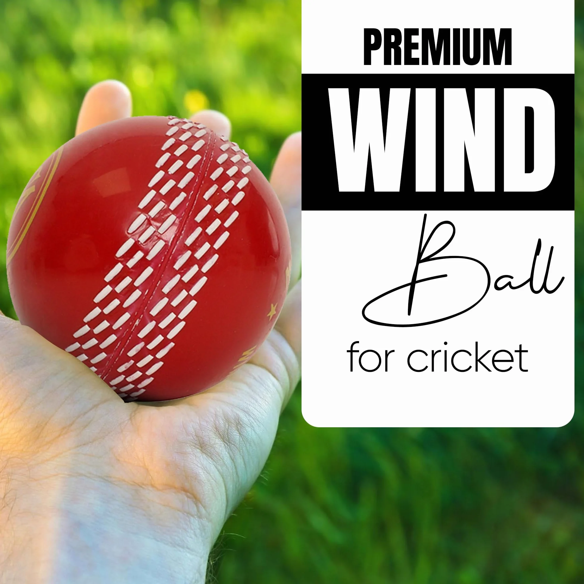 Balles de cricket à vent souples pour entraînement intérieur et extérieur