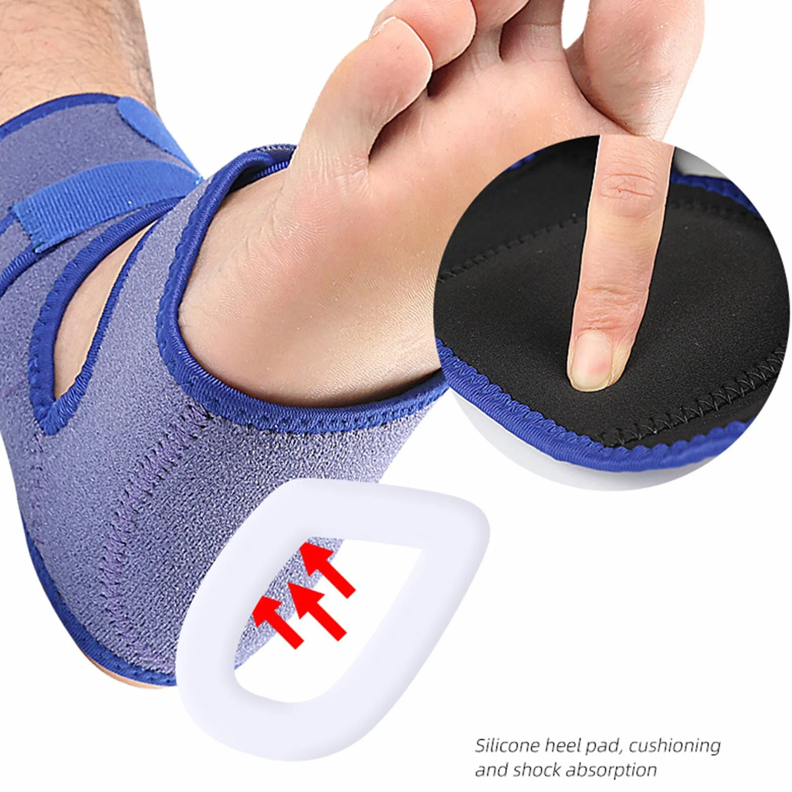 Bandage de cheville réglable pour tendons d'Achille baseball football