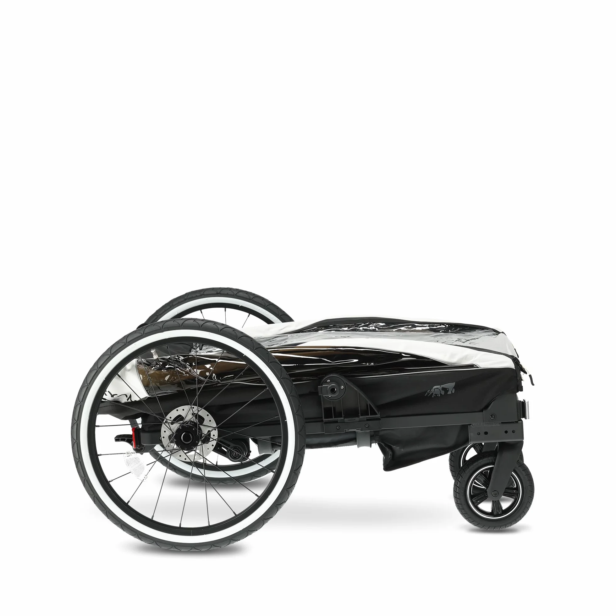 Deryan Remorque Vélo 2 Enfants 3en1 Poussette Duo