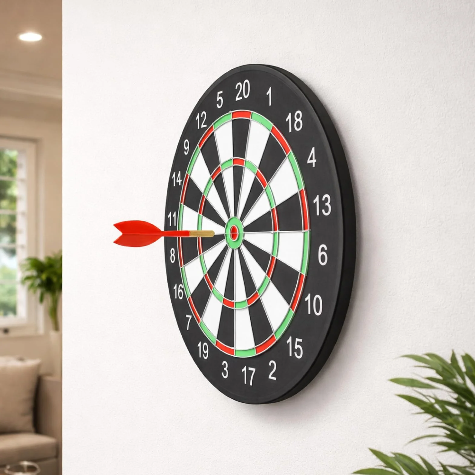 Support Pratique pour Cibles de Fléchettes – Ensemble Robuste pour Darts à Tige Acier avec Matériel de Montage