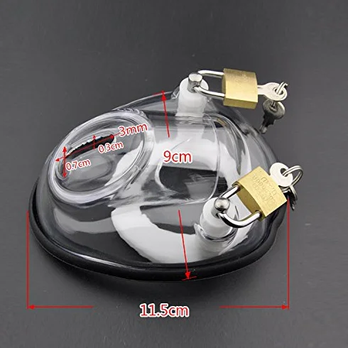 Cage de Sport pour Homme Noir, Fausse Cabine, Double Cadenas - B-228