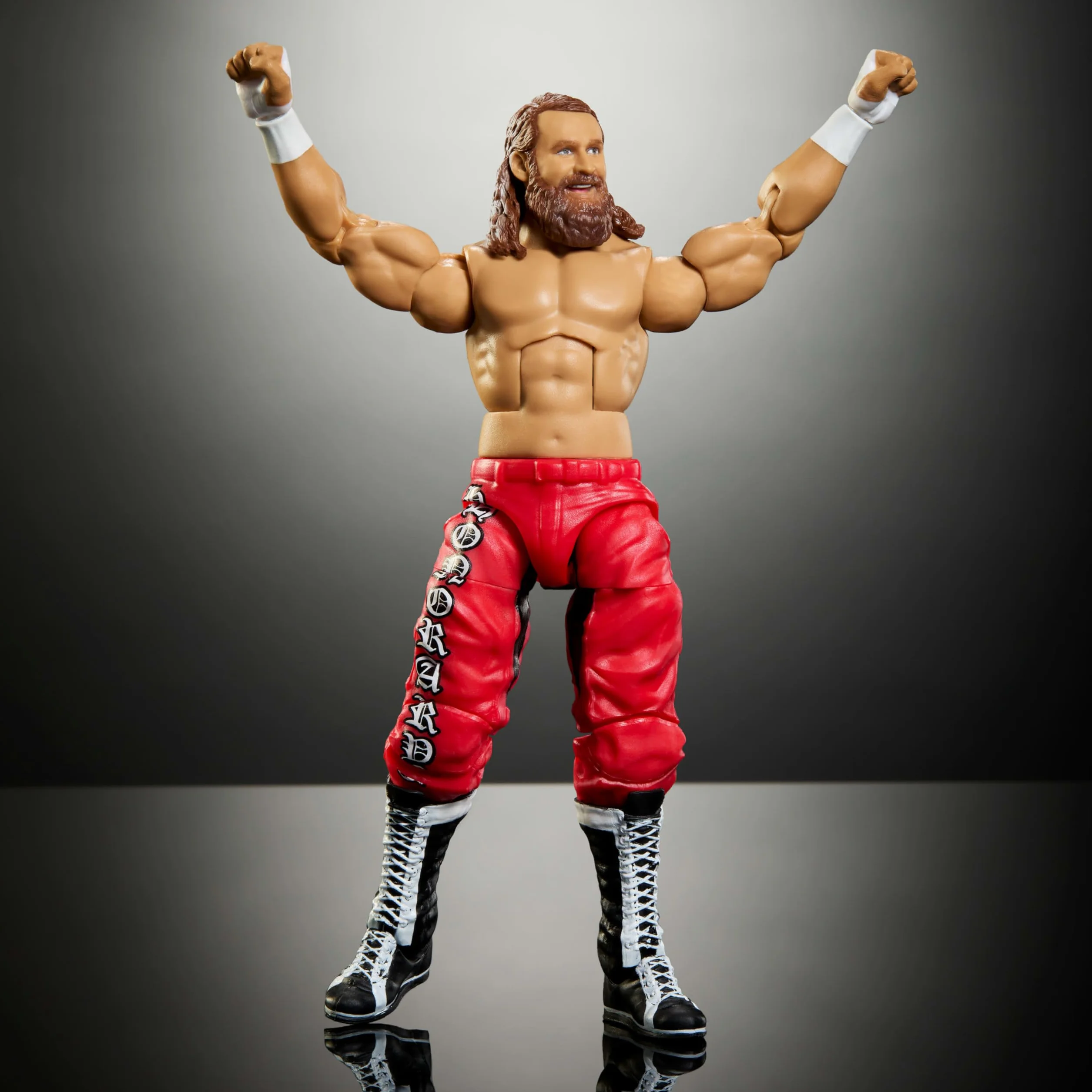 Mattel WWE Elite Collection Sami Zayn Premium Live Event Figurine avec accessoires et mains interchangeables