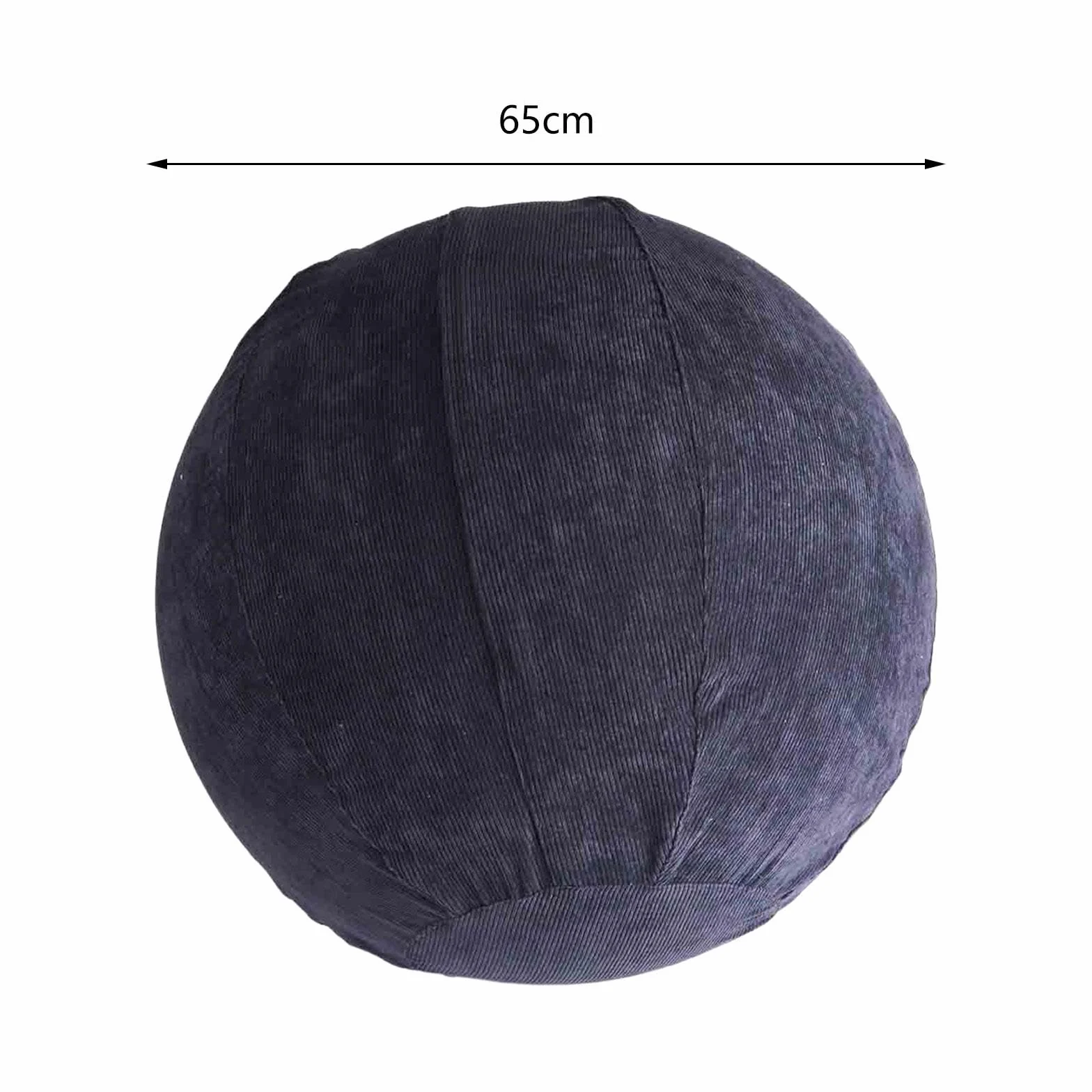 F Fityle Housse de Balle de Yoga Pilates 65cm Gris foncé avec Poignées de Transport