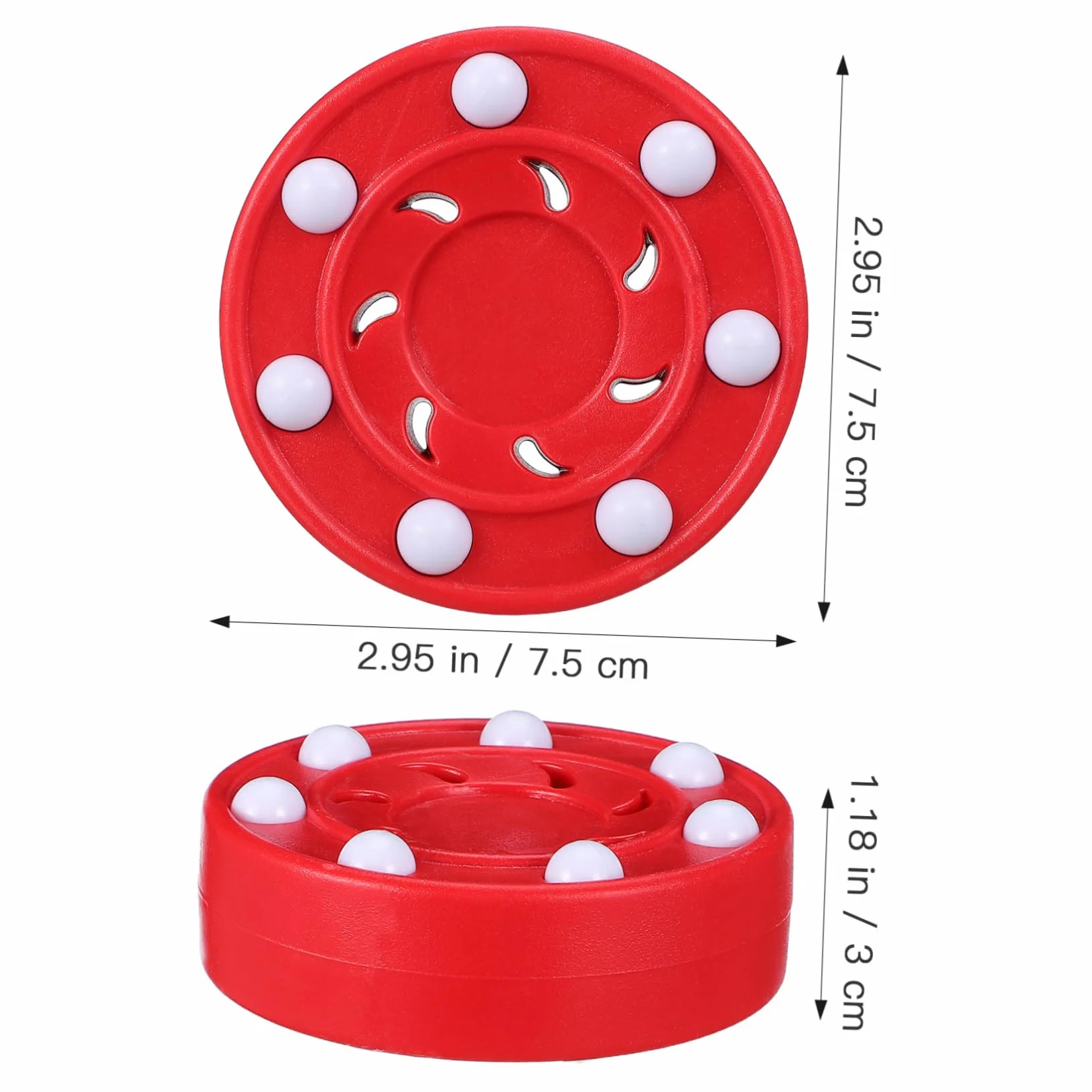 Accessoire d'entraînement pour patins à roulettes Air Hockey Palet Jeu de hockey sur glace