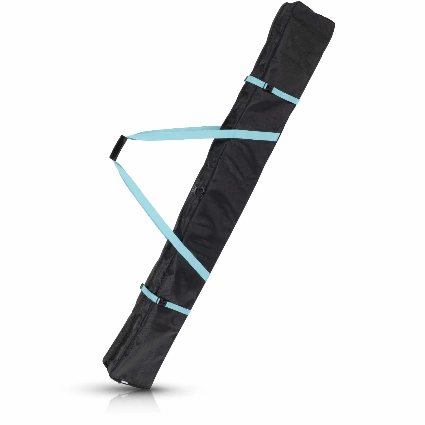 Navaris Sac de Ski Housse pour Paire de Skis et Bâtons avec Fermeture éclair Clip et Sangle 2 Tailles