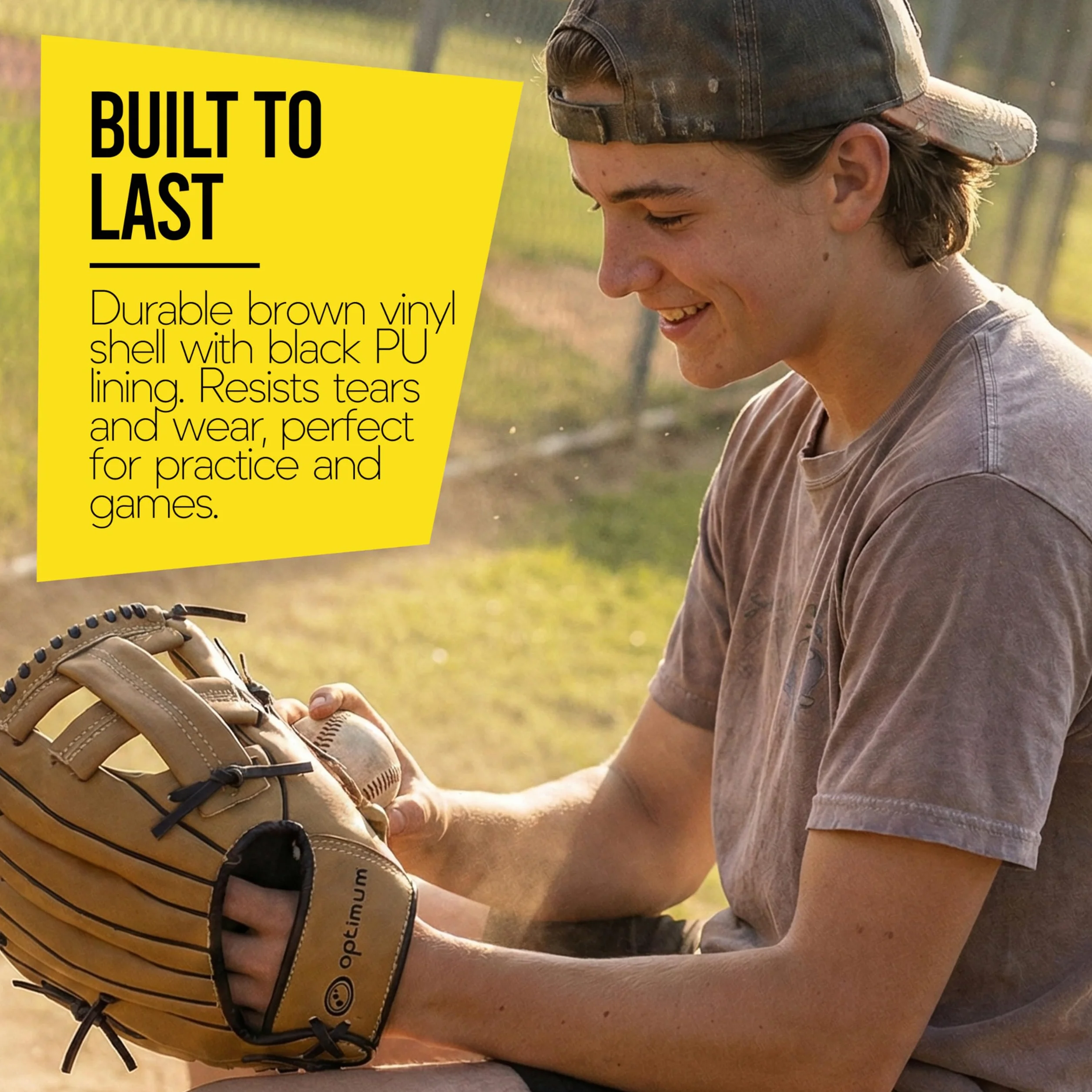 Optimum Extreme Gant de baseball Marron