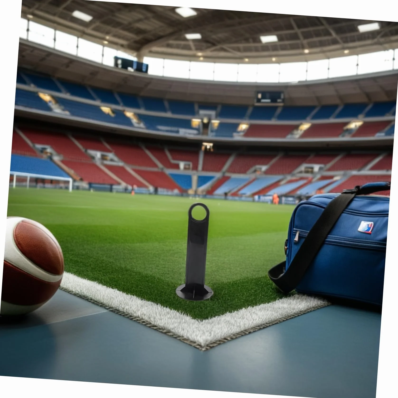Porte-Cône De Football Portable 5 Pièces Support De Rangement en Polypropylène avec Poignée