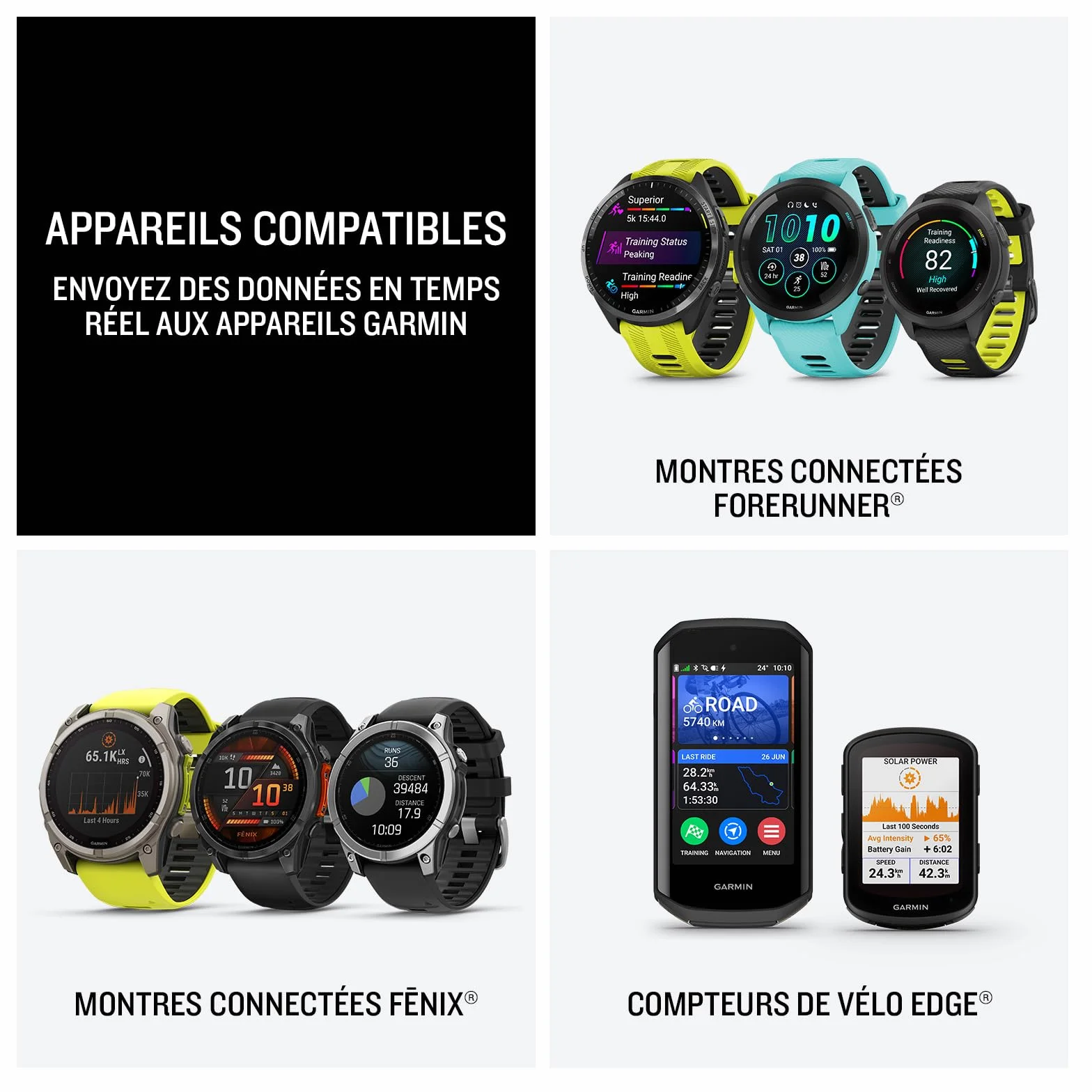 Garmin HRM-600 Moniteur de fréquence Cardiaque VFC Course Pas Calories Vitesse Distance Taille M-XL