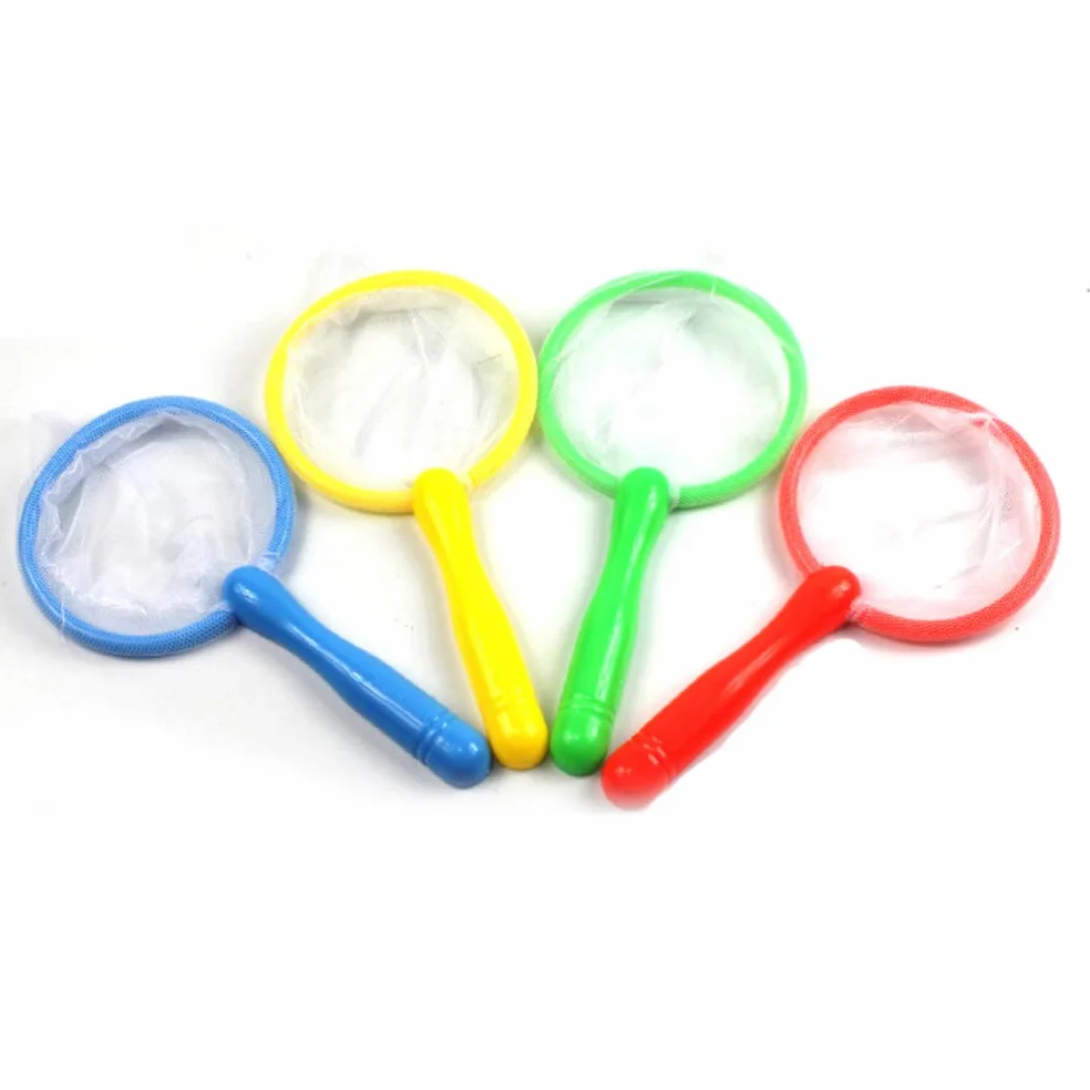 TOYANDONA Filet de Pêche Mini Plastique pour Enfants 10 Pièces