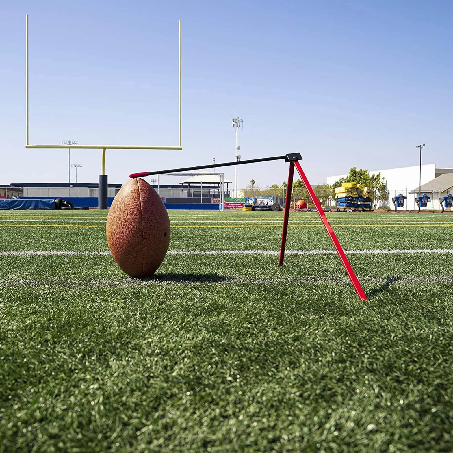 Support de Kicking en métal Pliable pour Football américain – Tee d'entraînement – Cramoisi