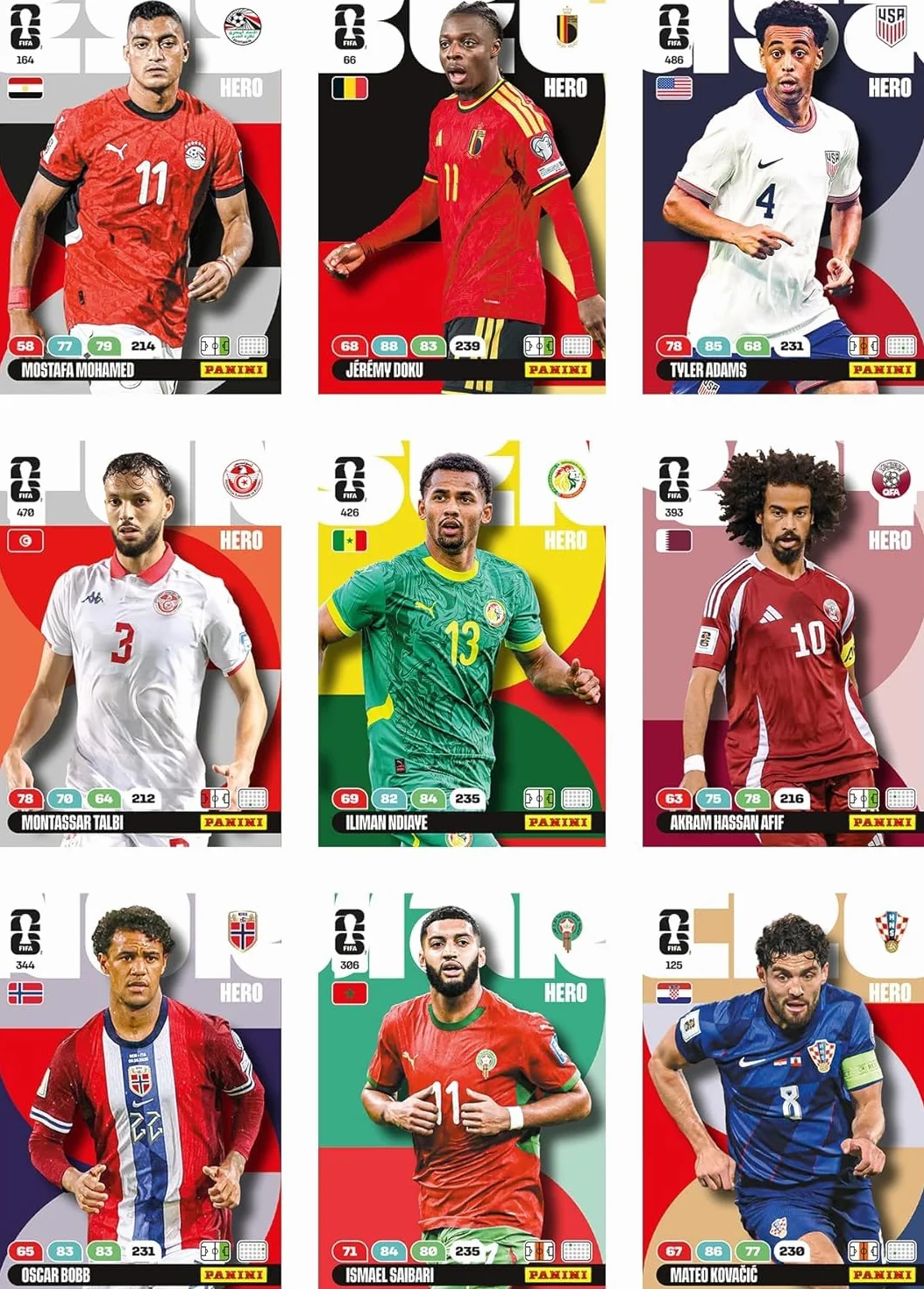 Panini Coupe du Monde FIFA 2026 Trading Cards Blister 3 Pochettes + 2 Cartes Édition Limitée