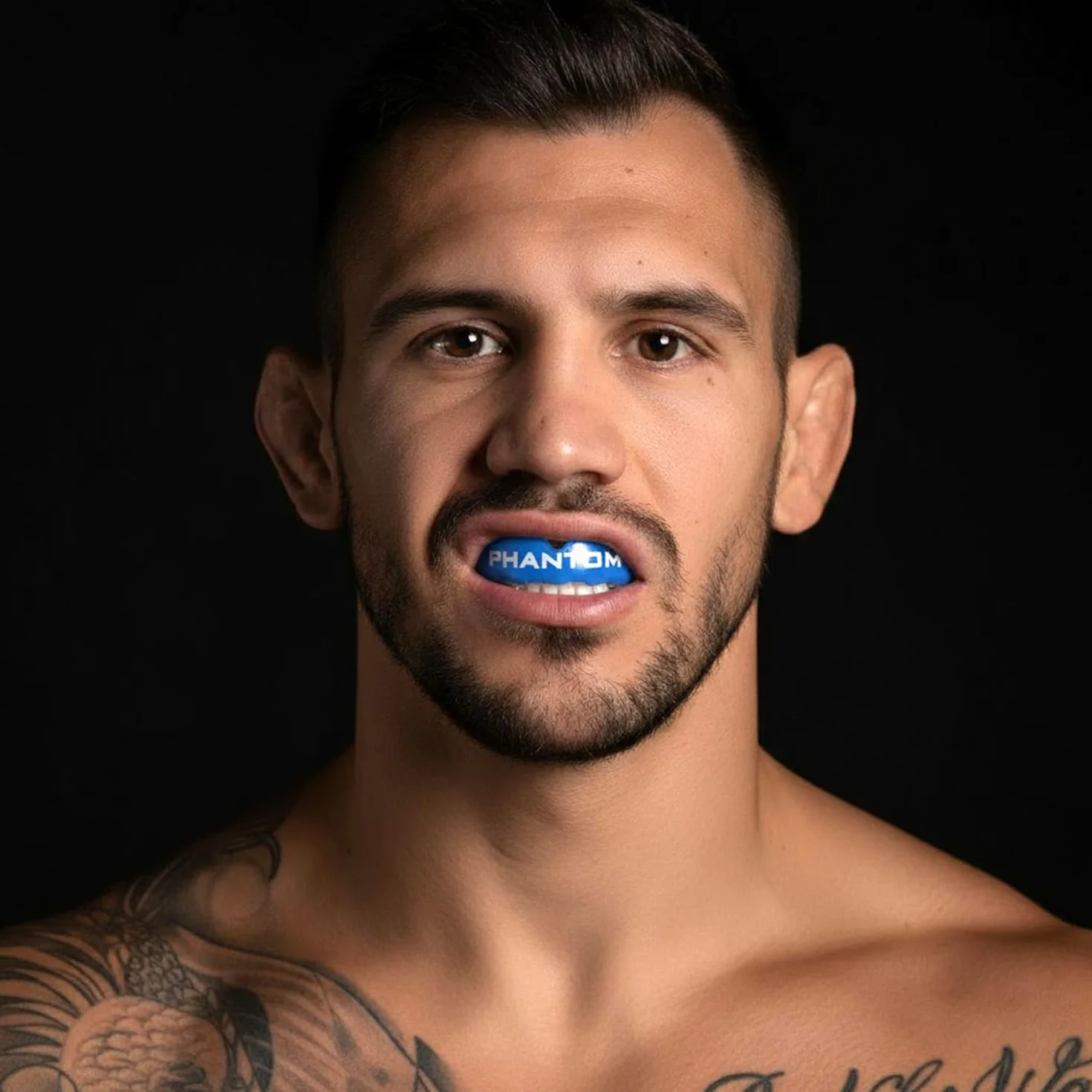 Phantom Mouthguard APEX Protège-dents Adultes Boil & Bite Sports Combat MMA Boxe Muay Thai Bleu
