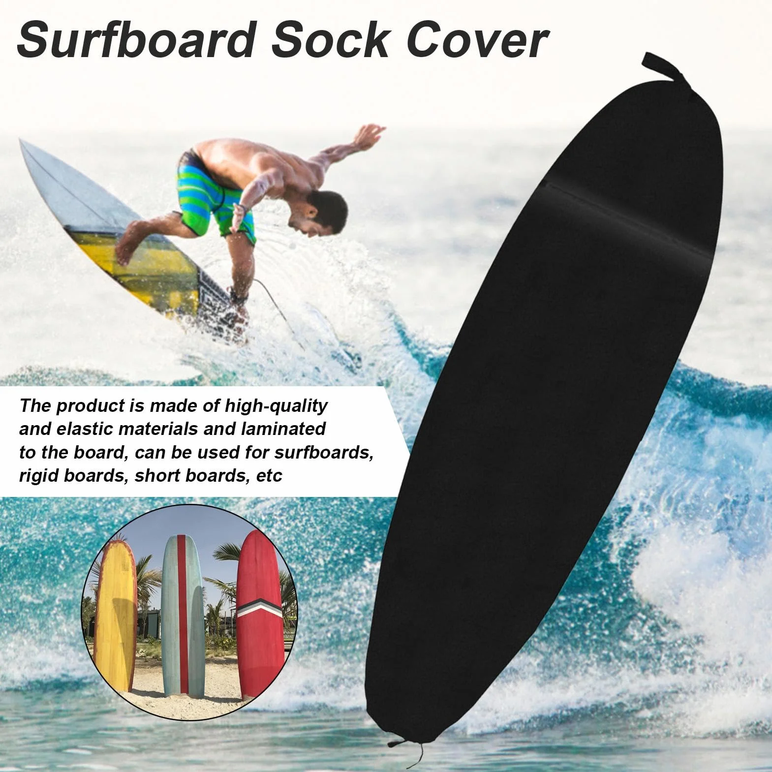 Housse de planche de paddle chaussette étui de protection imperméable à la pluie sac léger