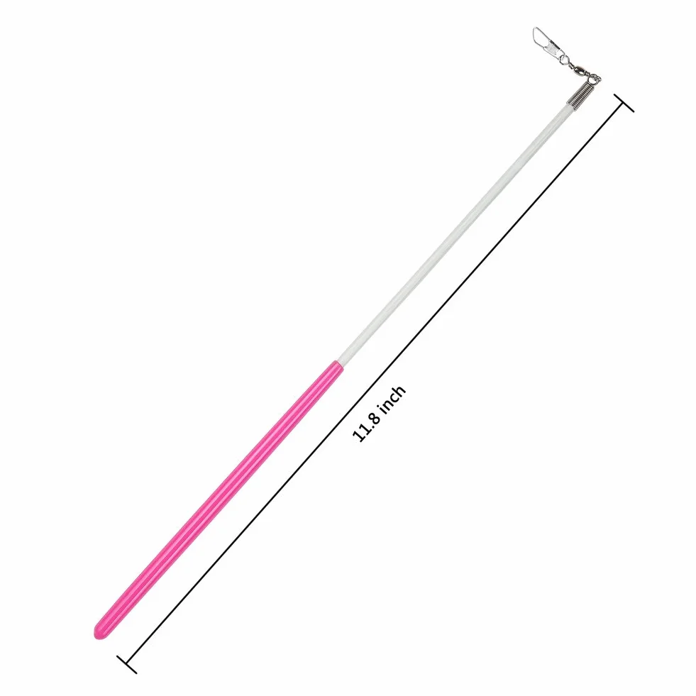 10 Pièces 2 Mètres Rubans de Gymnastique Rythmiques pour Enfants, Danse Baton Tournoyant, 10 Couleurs