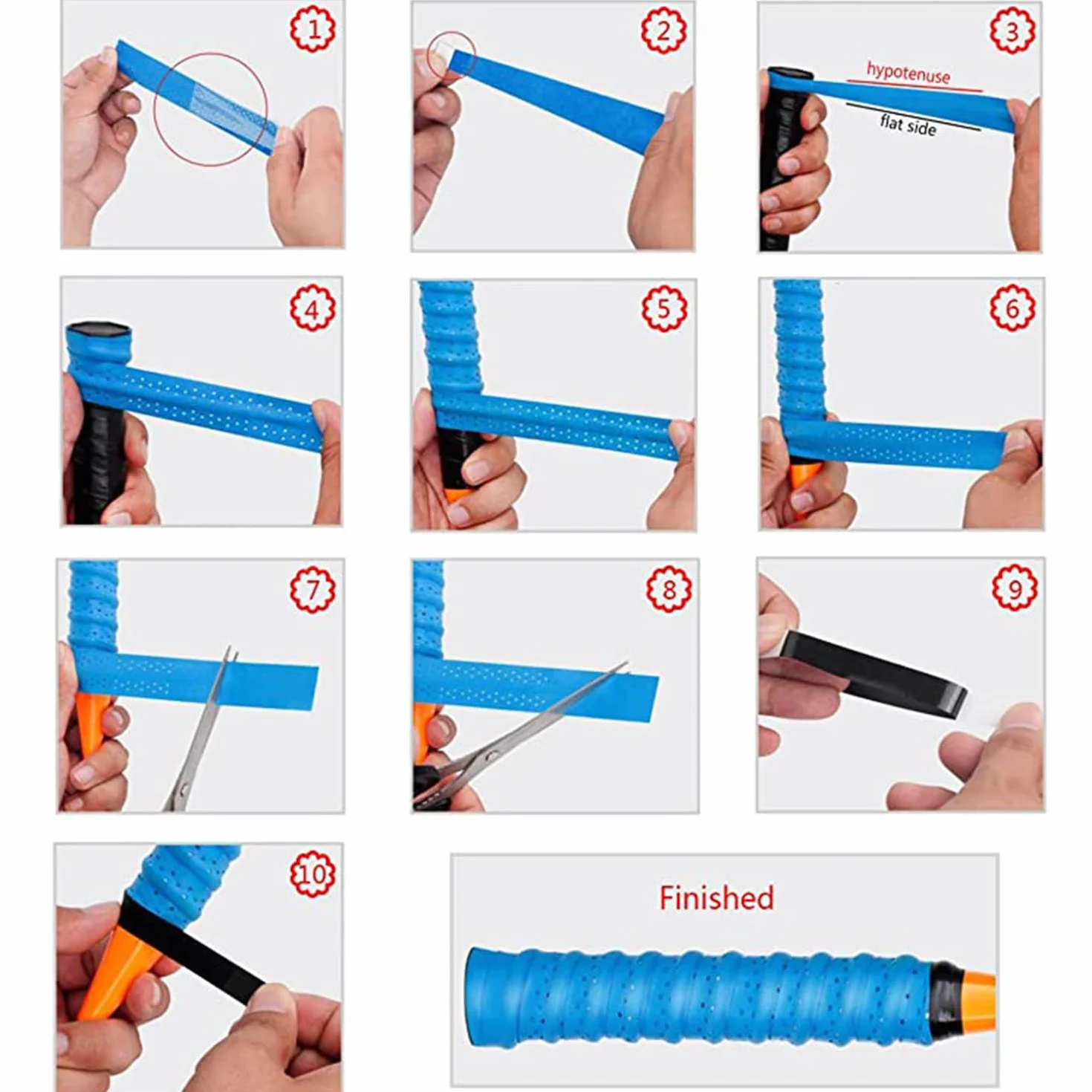Senston Raquettes de Tennis 68,6 cm 27 pouces 2 Joueurs 3 Balles 2 Surgrips
