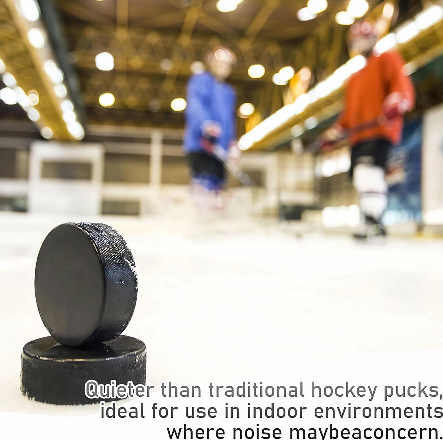 Lot de 20 palets de hockey sur glace en mousse polyuréthane souple avec sac en maille réutilisable diamètre 7,6 cm pour entraînement
