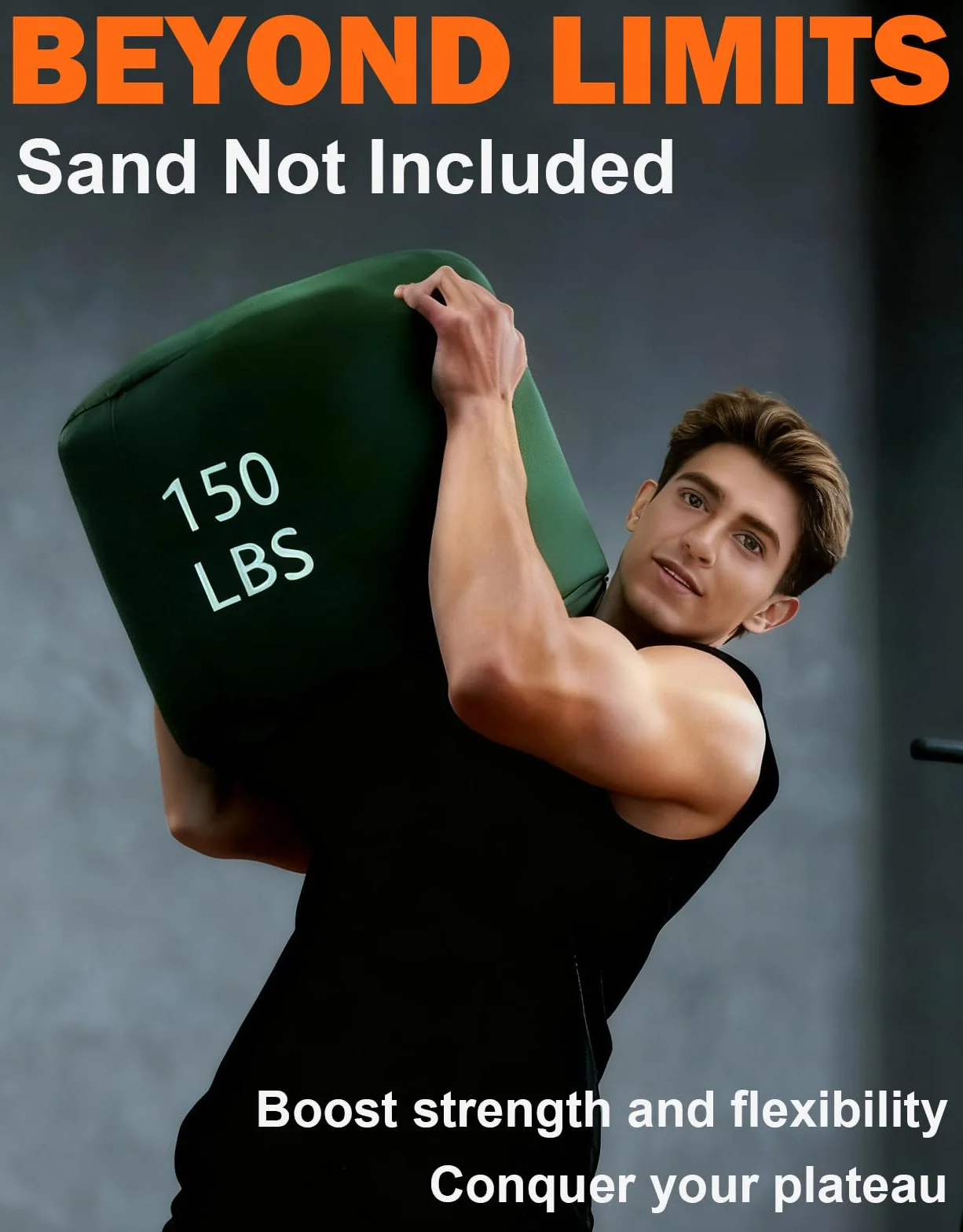 Fitarc Sac de Sable d'entraînement pour Musculation Rond Cross-Training, Sable Non Inclus