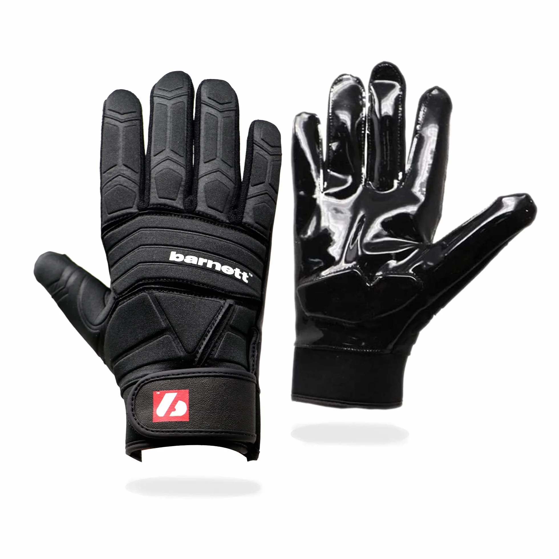 BARNETT FLG-03 Gants de Football américain Linemen Pro Noir
