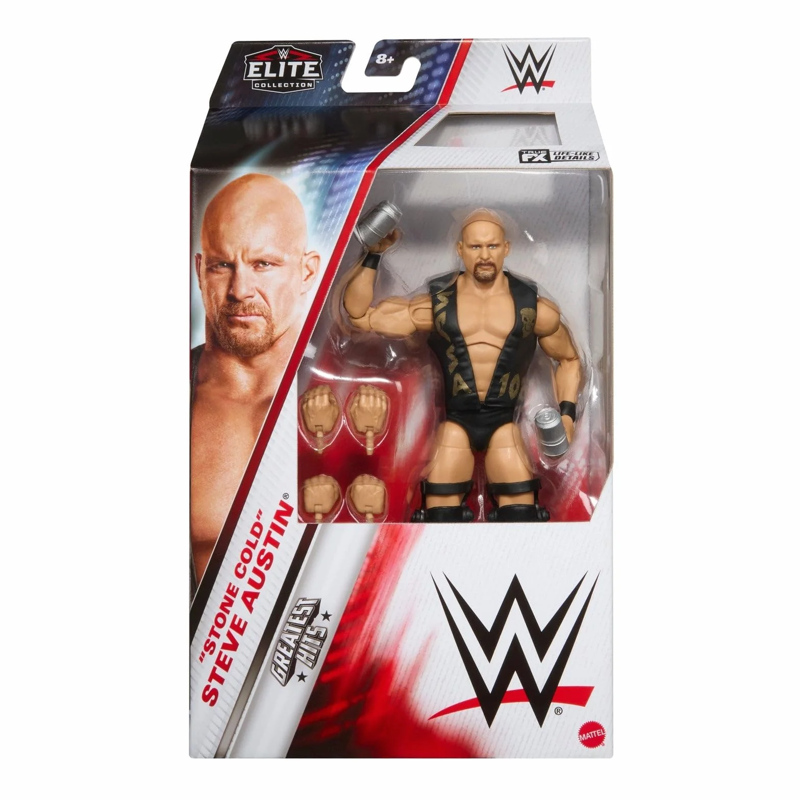 WWE Stone Cold Steve Austin Elite Greatest Hits 8 Figurine de lutte