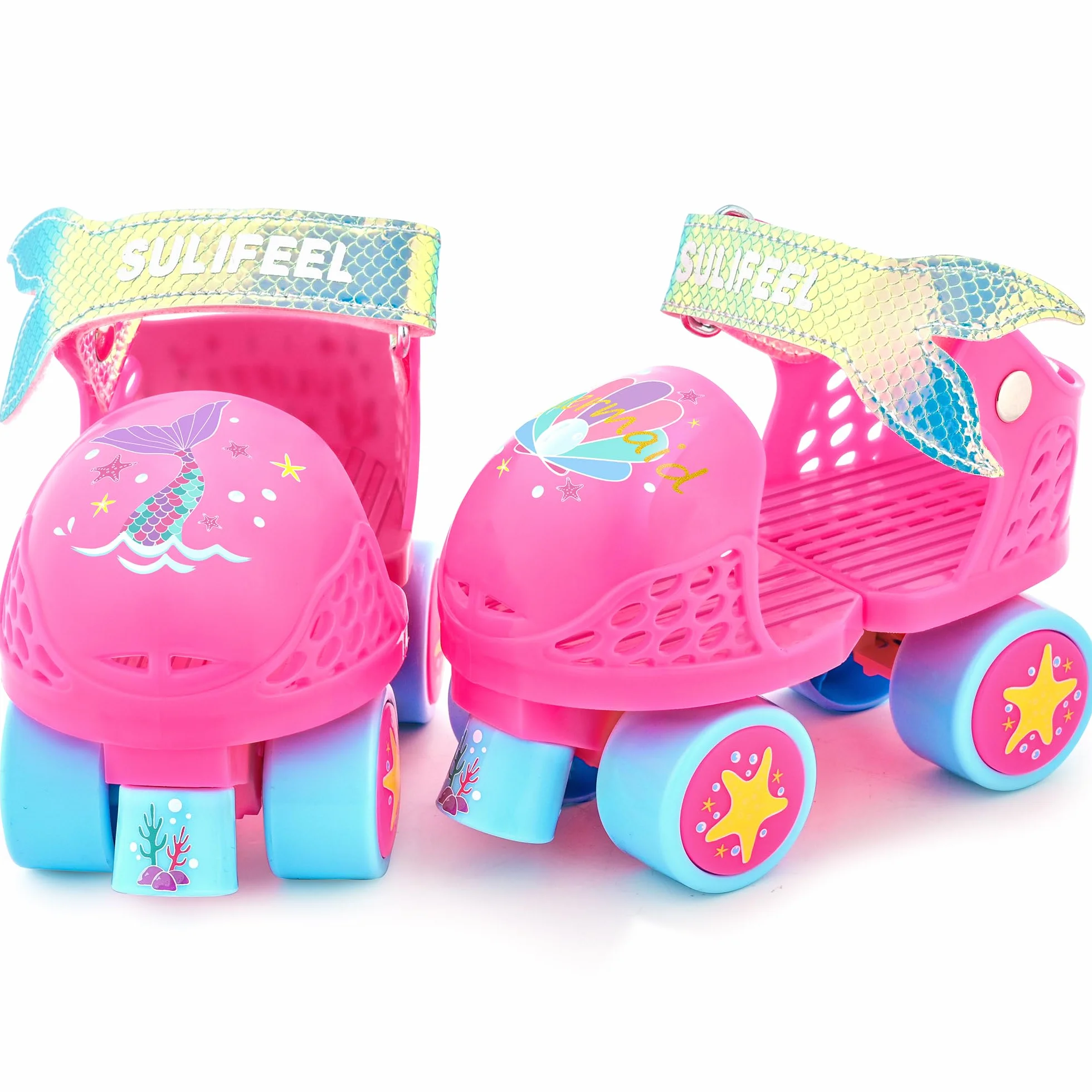 SULIFEEL Patins à roulettes réglables pour enfants de 2 à 5 ans débutants garçons