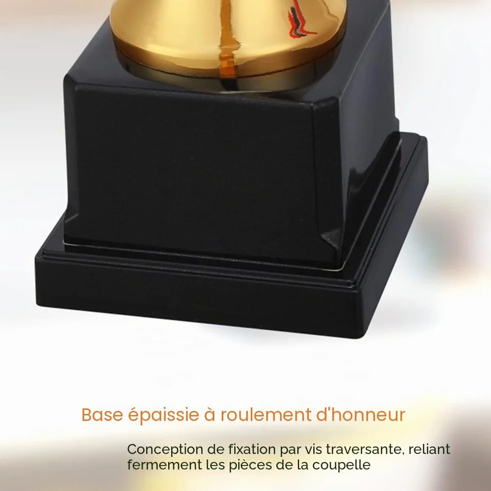 Coupe Trophée d'or Hauteur 29cm Trophée Football Sport Personnalisé pour Événements Célébrations d'entreprise
