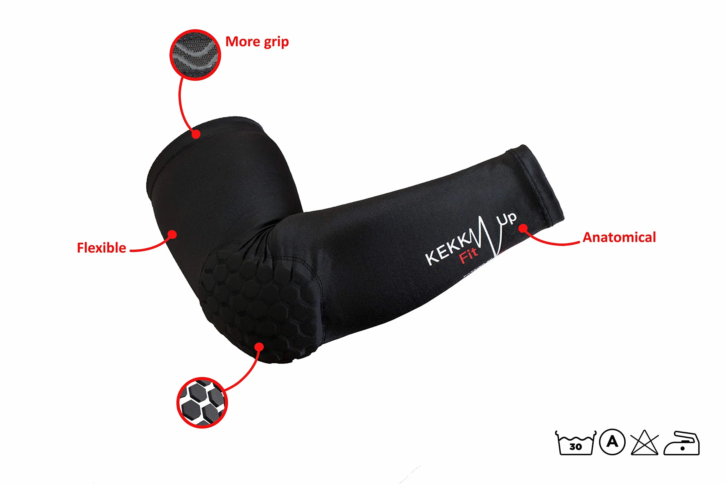 Protections Sport Coudières Basket Compression Manchons Jambières pour Bras Volley-ball Gardien de Football Handball Padel