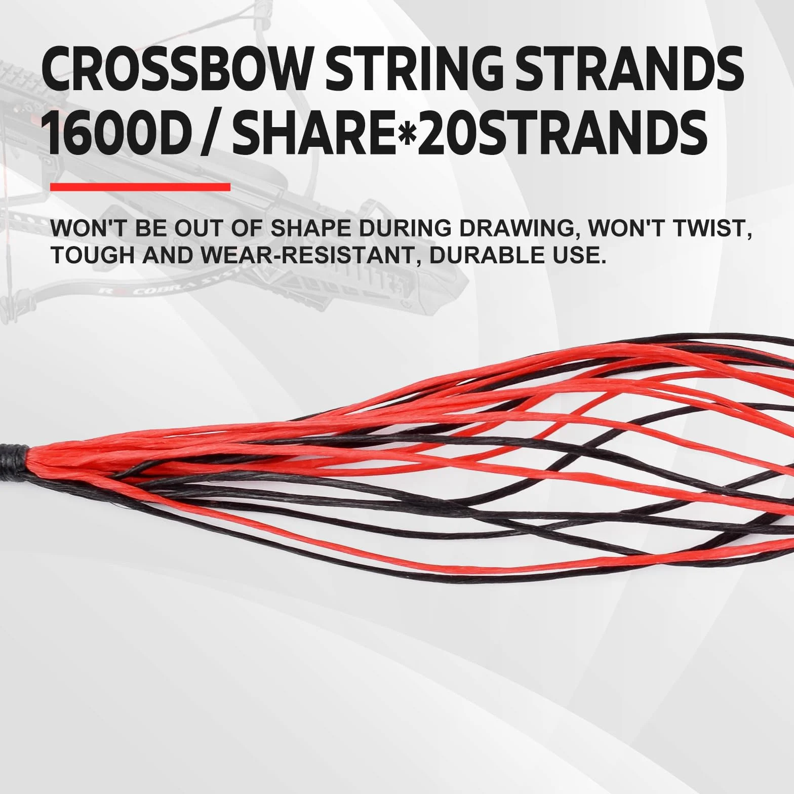 Corde de Rechange 1 pièce pour système Adder Cobra et arbalète R9