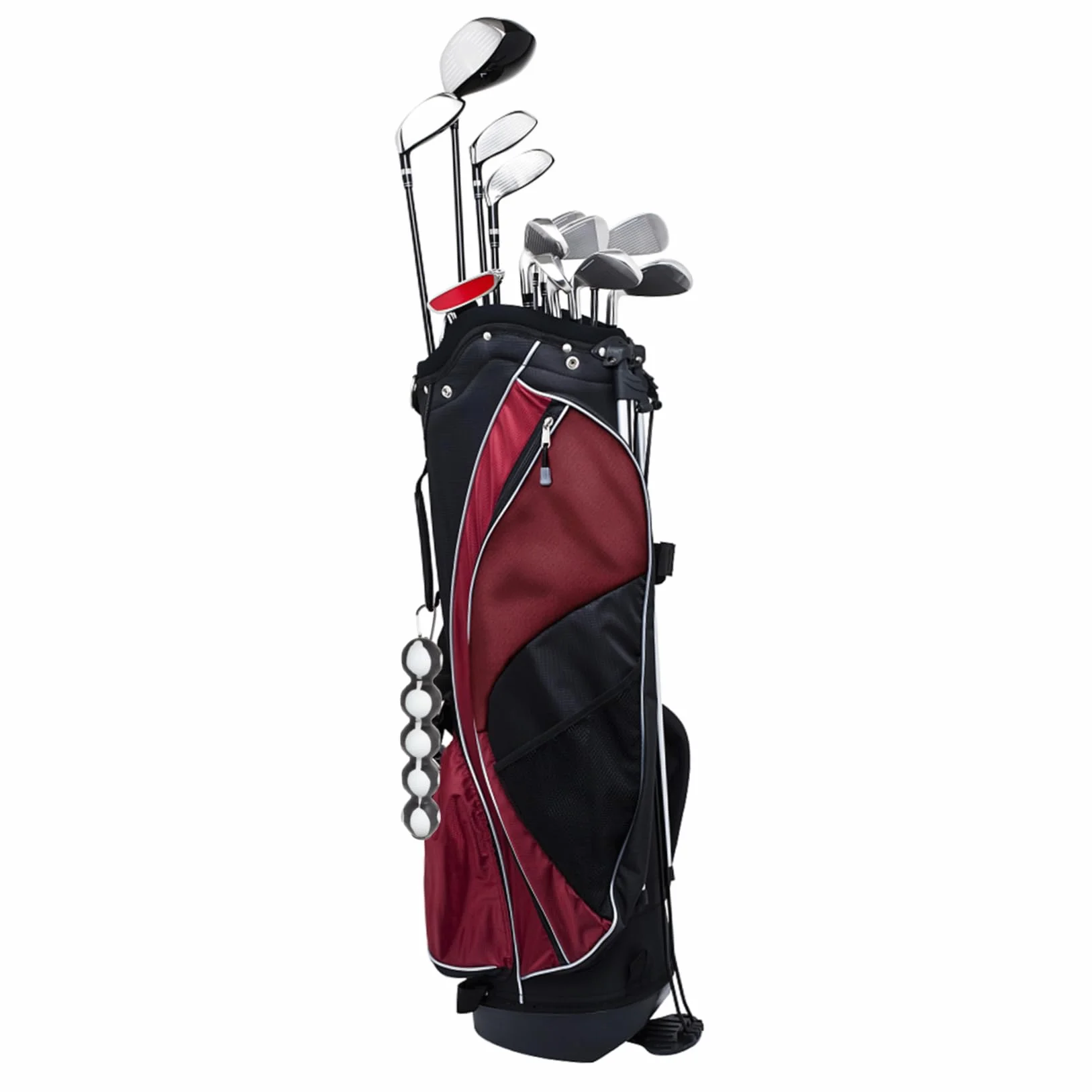 Porte-balles de Golf en Silicone Noir Élastique Résistant Hommes