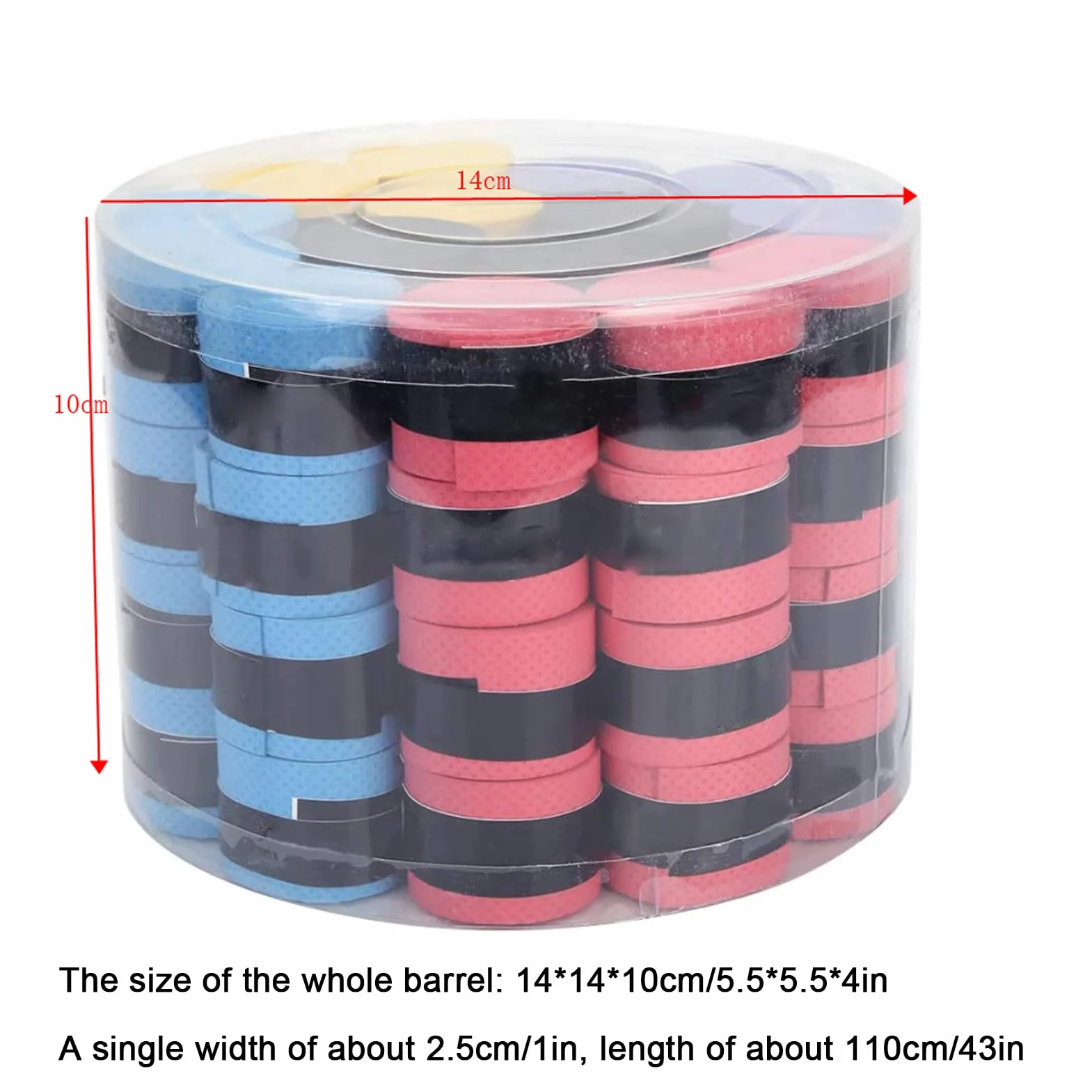 OUKENS Surgrips Raquette Badminton Tennis 60 pièces Super absorbantes Sueur Bande Grip Anti-Sueur Ruban