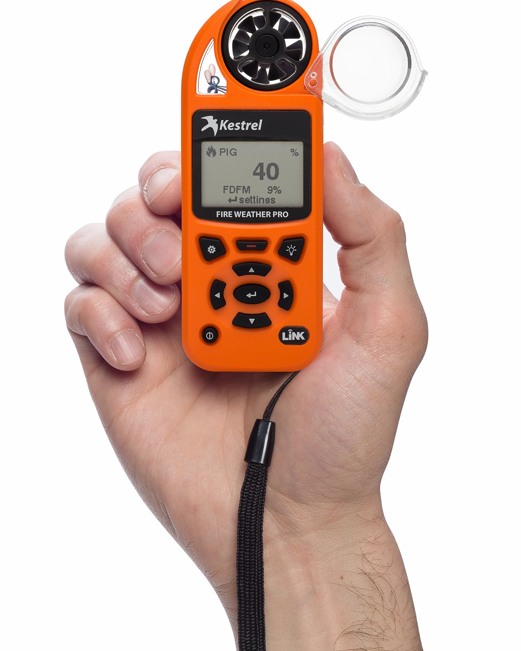Kestrel 5500 FW Fire Weather Meter Pro avec Link, Orange