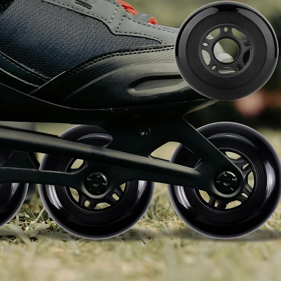 Roues de Roller Hockey 64 mm 70 mm 72 mm 76 mm 80 mm avec Roulements ABEC 9 Lot de 8
