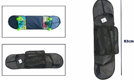 Sac à Bandoulière pour Skateboard Longband de Transport Imperméable Sport