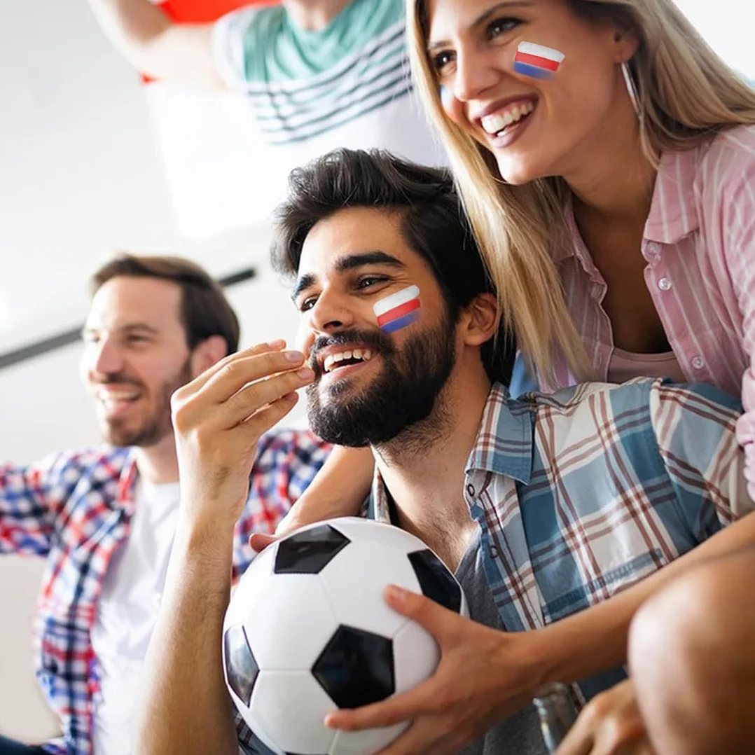 Crayon de Maquillage, Stick Tricolore - Facile à Appliquer, Idéal JO 2024