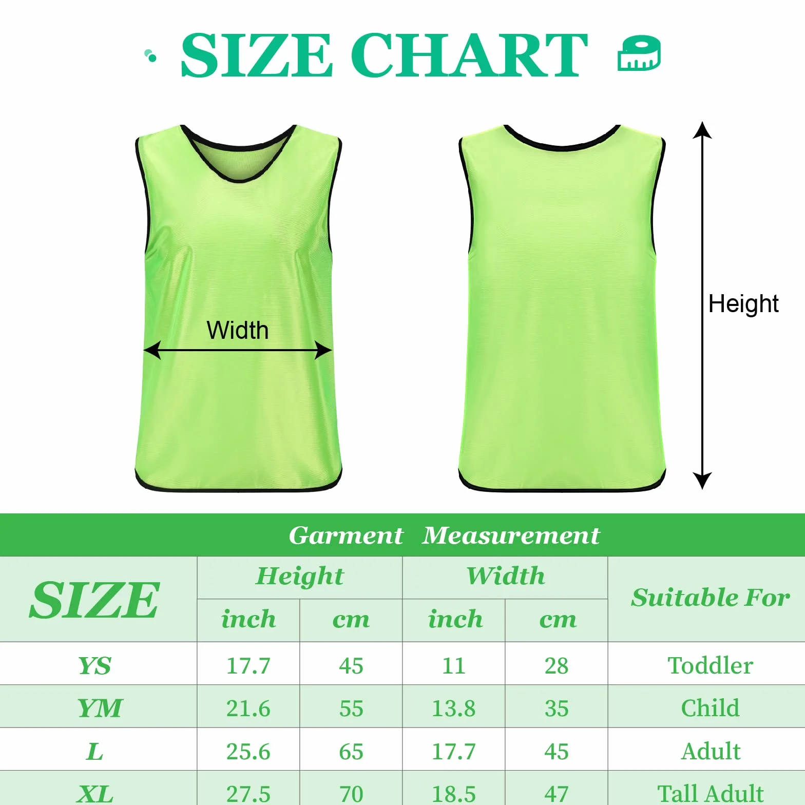 TopTie Gilet d'entraînement football adulte personnalisé